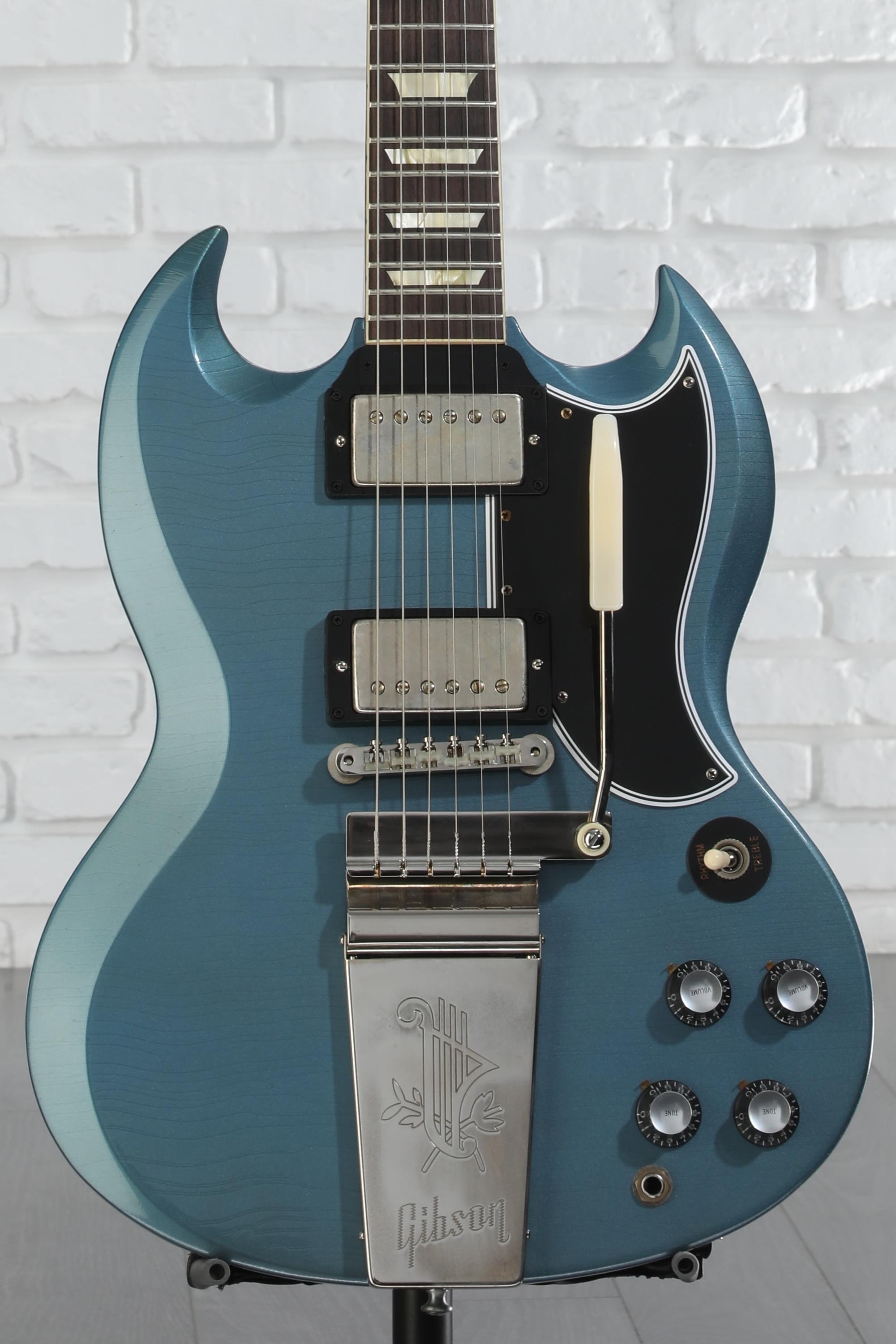 Gibson SG Standard Pelham Blue 限定モデル Gibson SG Standard Electric Guitar Pelham Blue Burst