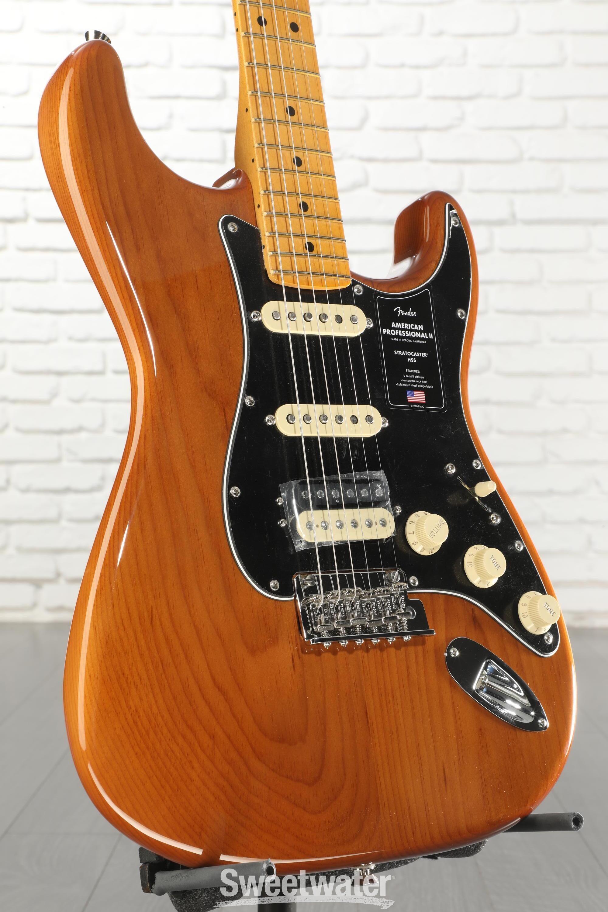 Photo of Fender American Professional II Stratocaster HSS - Roasted Pine with Maple Fingerboard