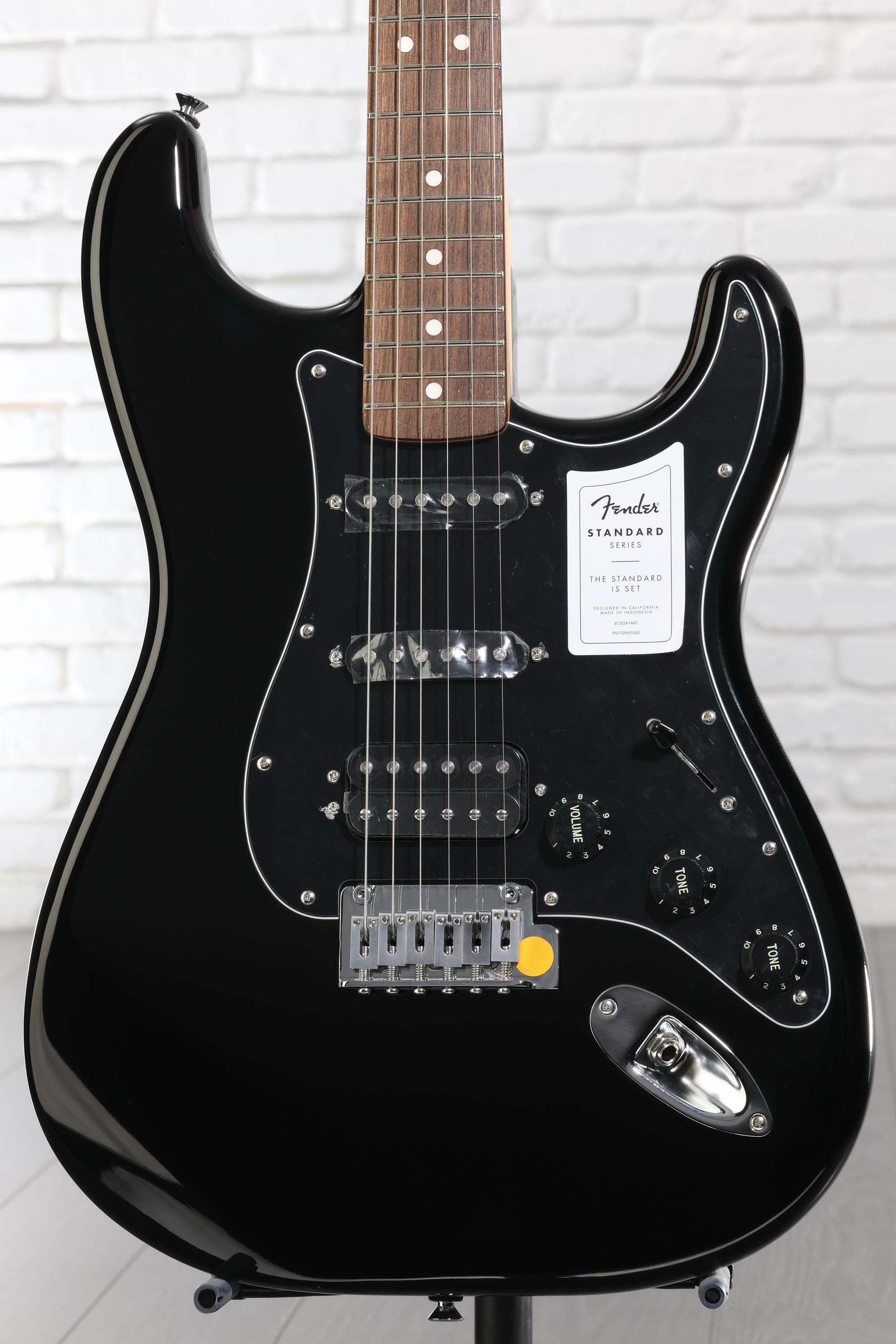Fender Standard Stratocaster HSS Electric Guitar - Black | Sweetwater