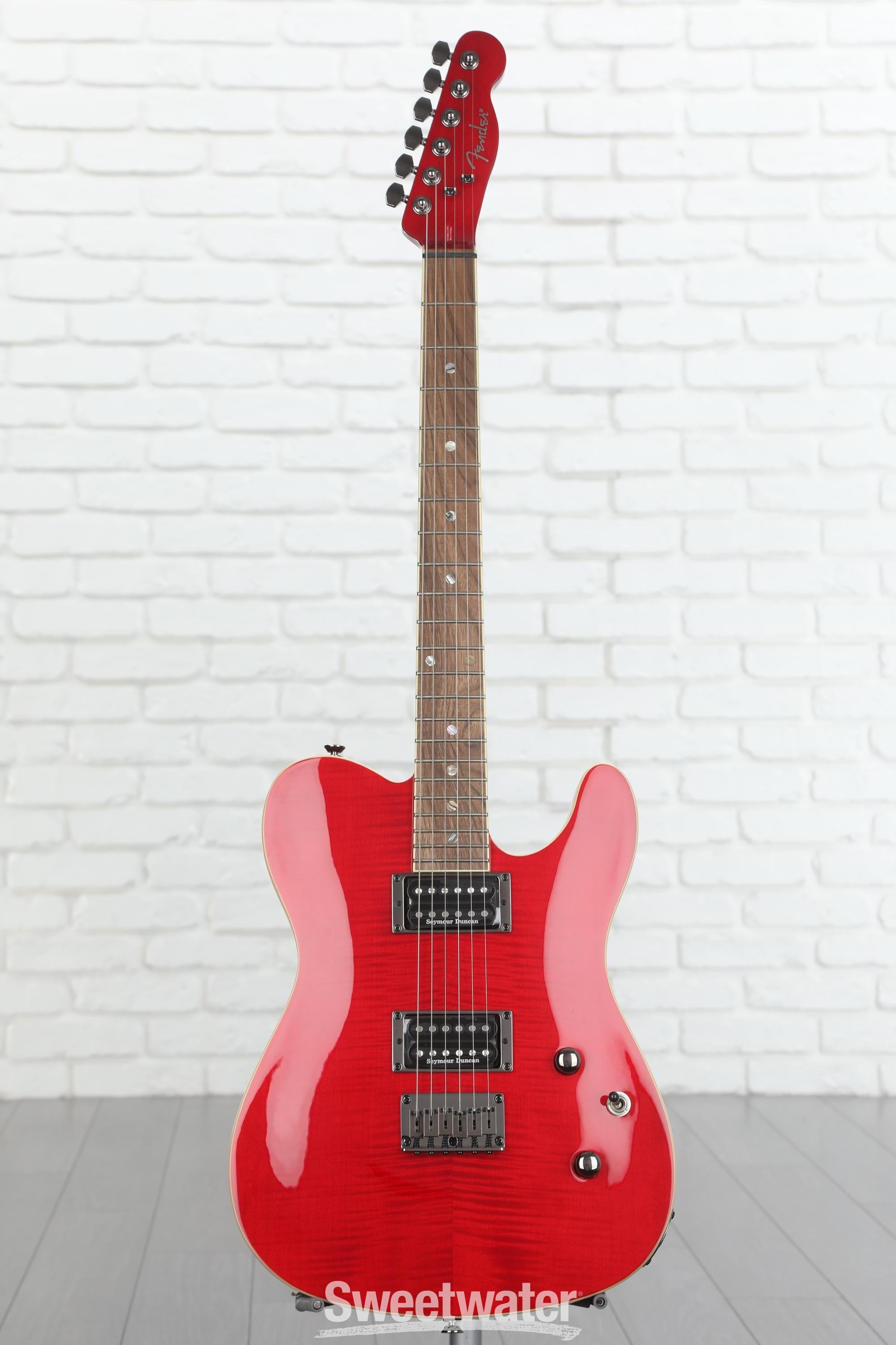 Fender Special Edition Custom Telecaster FMT HH - Crimson Red Transparent