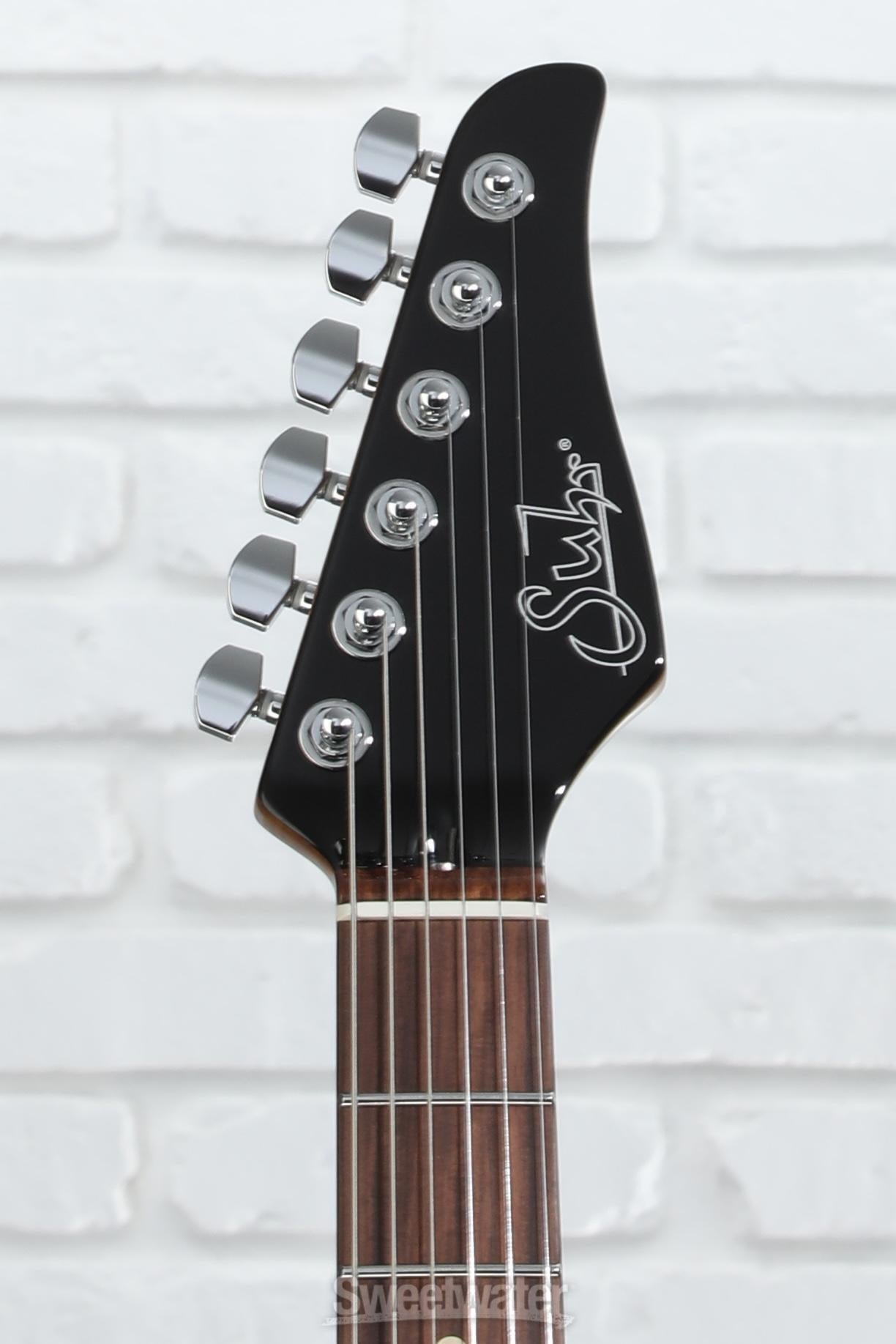 Suhr Modern Plus Electric Guitar - Faded Trans Whale Blue