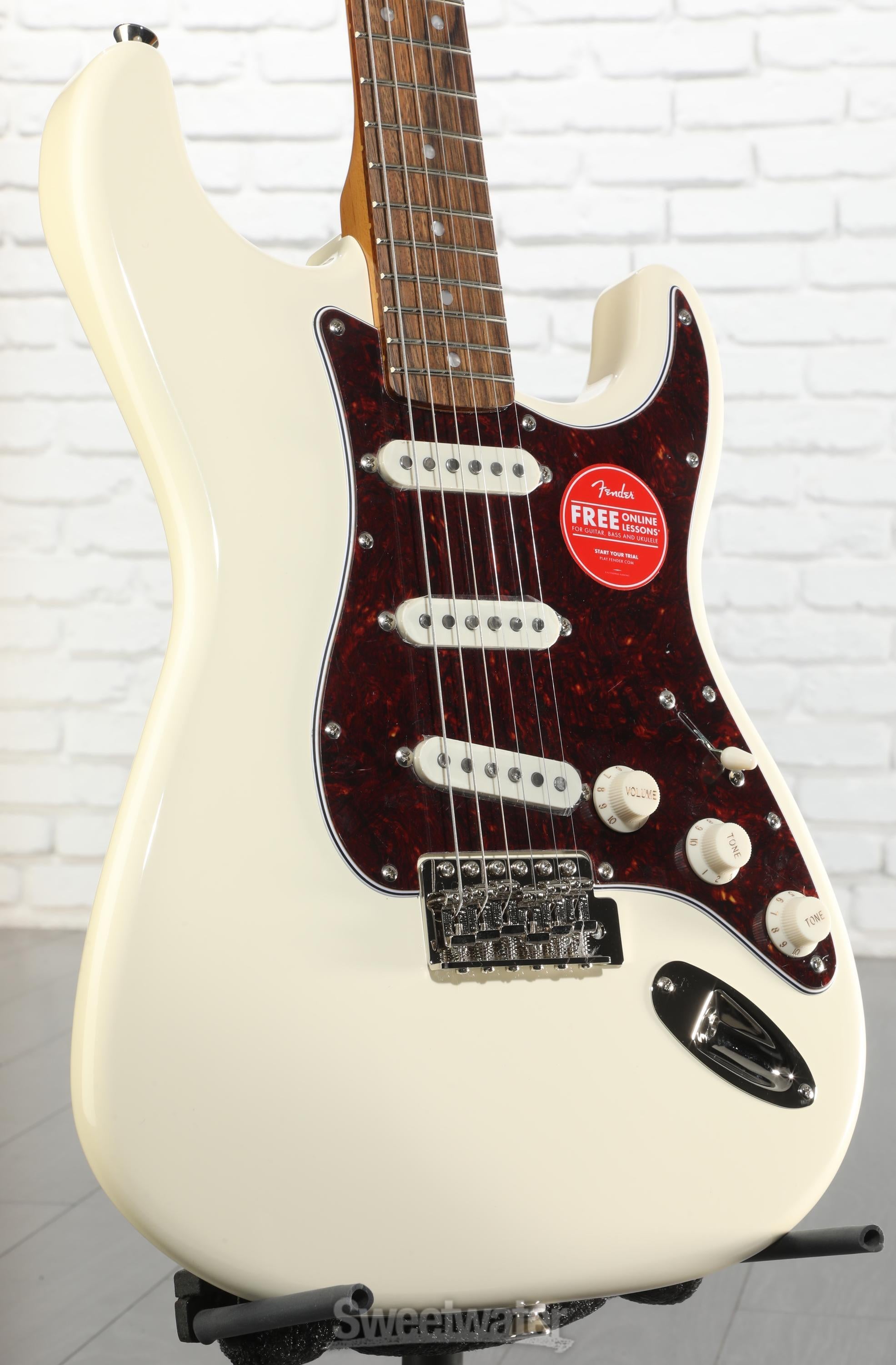 Squier Classic Vibe '70s Stratocaster - Olympic White | Sweetwater