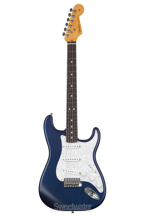 ギター Fender Cory Wong Stratocaster Fender Cory Wong Stratocaster - Sapphire Blue Transparent with