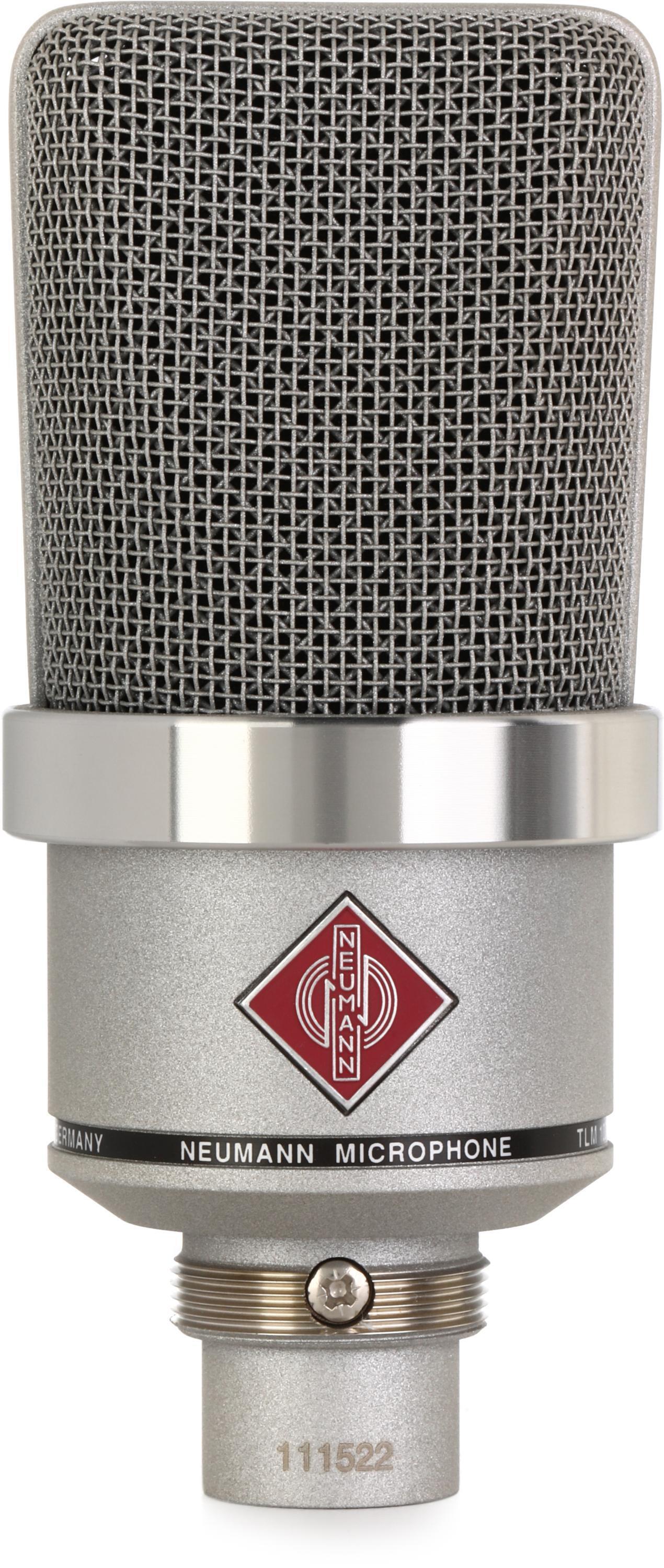 Bundled Item: Neumann TLM 102 Large-diaphragm Condenser Microphone - Nickel