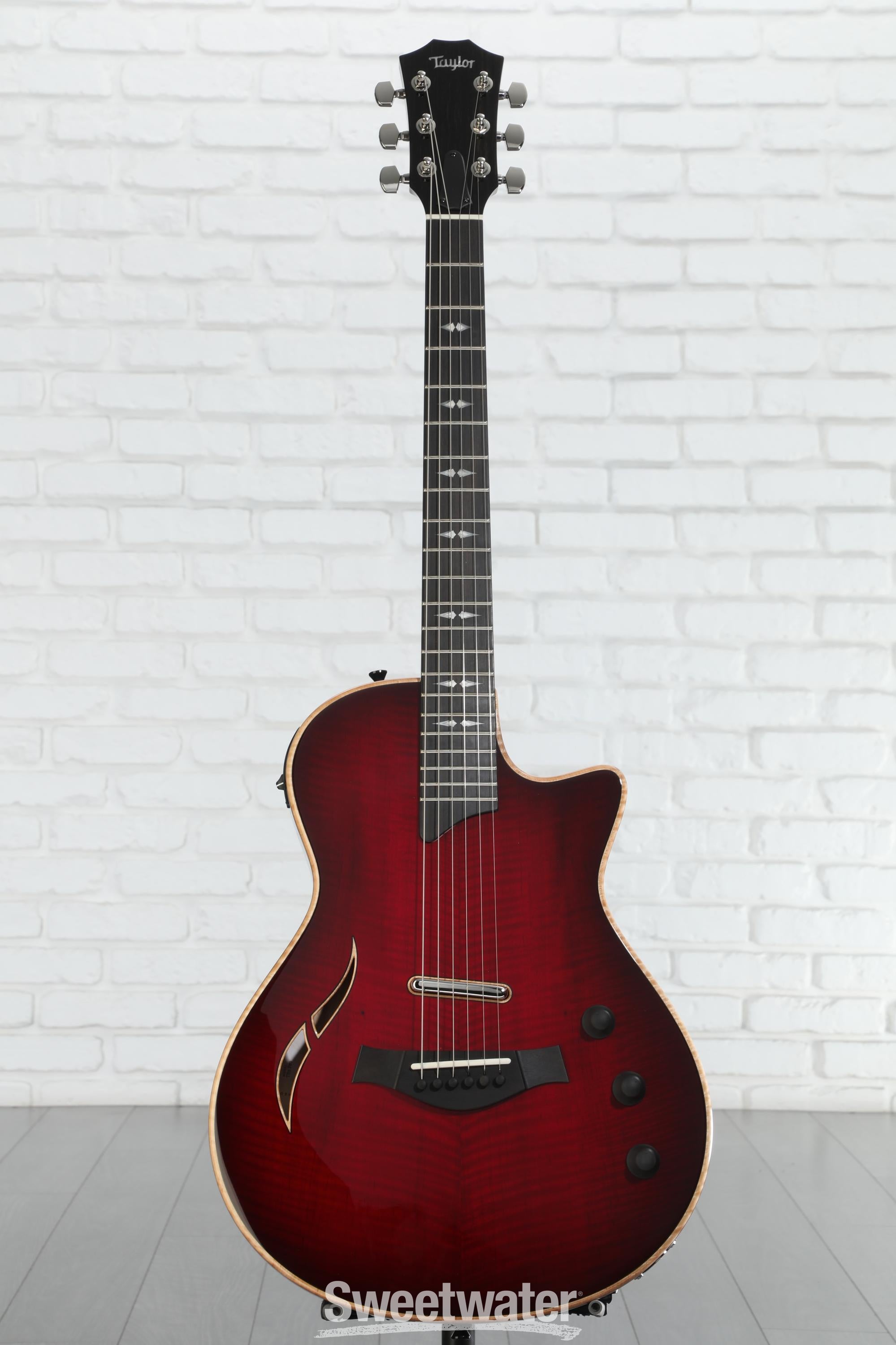 Taylor T5z Pro Hollowbody Electric Guitar - Cayenne Red