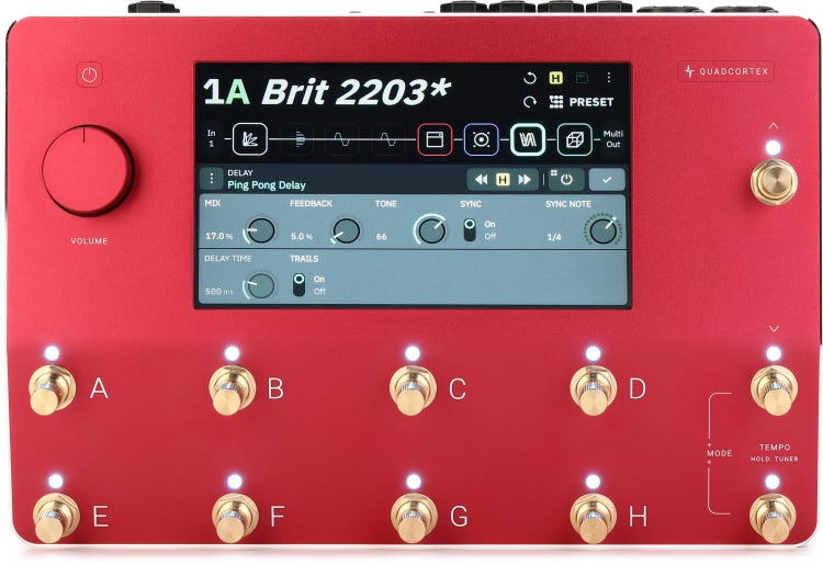 Neural DSP Quad Cortex Quad-Core Digital Effects Modeler/Profiling 