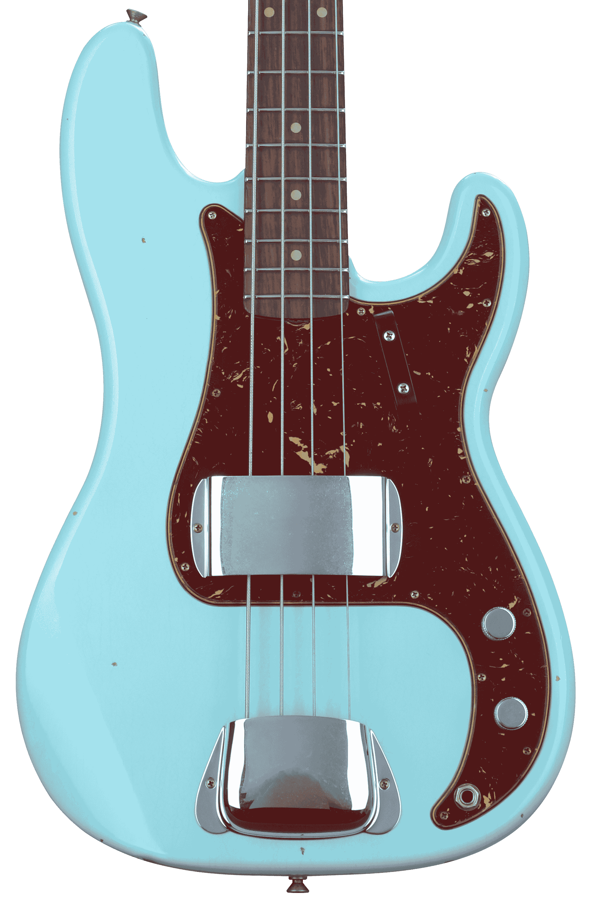 Fender Custom Shop '63 Precision Bass Journeyman Relic - Aged Daphne Blue