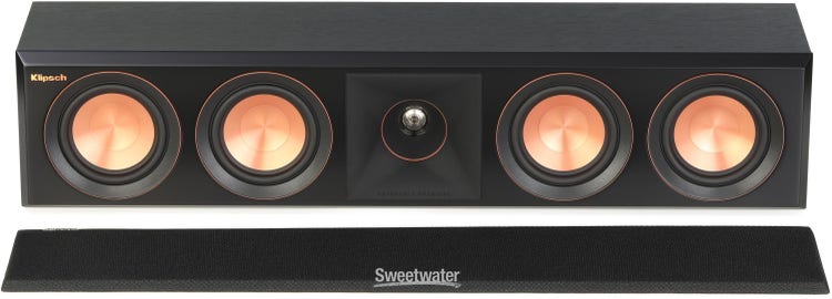 Klipsch RP-404C II Passive Center-channel Speaker Ebony Sweetwater