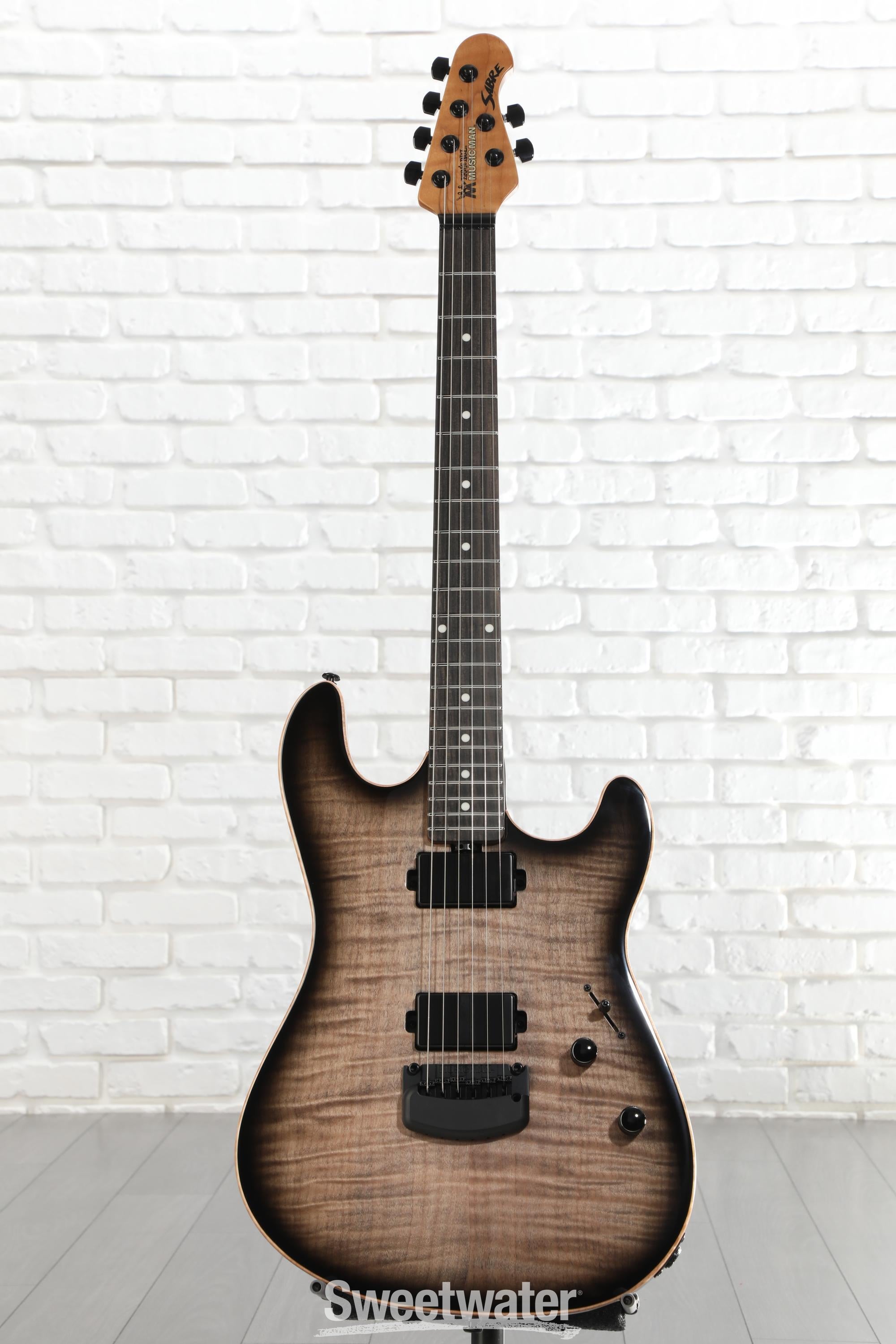 Ernie Ball Music Man Sabre HT Electric Guitar - Blackout | Sweetwater