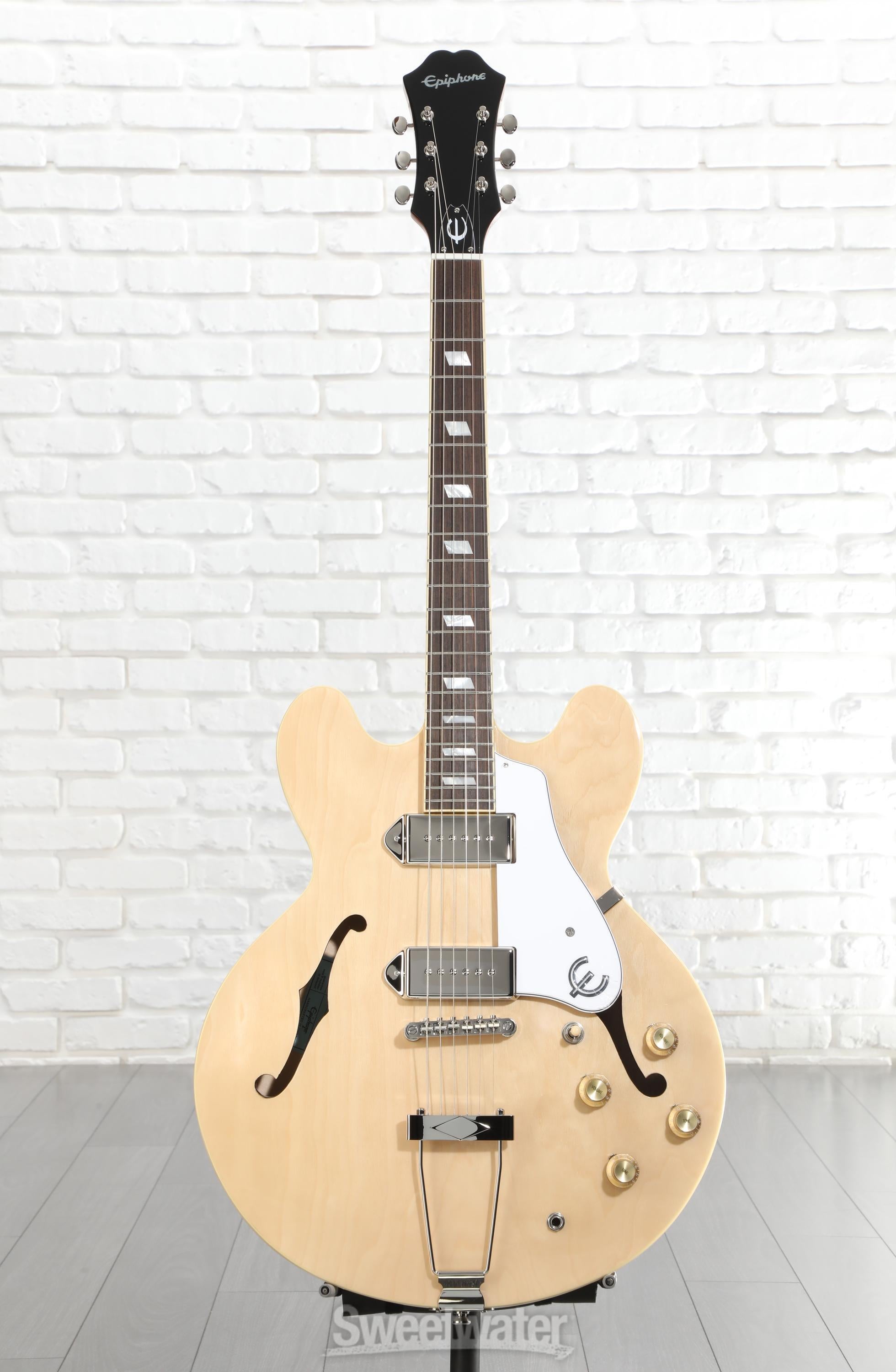 Epiphone Casino Hollowbody Electric Guitar - Natural | Sweetwater