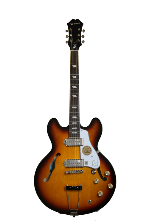 Epiphone Sweet-Mod 'Inspired by' John Lennon Casino - Vintage Sunburst,  Plek'd