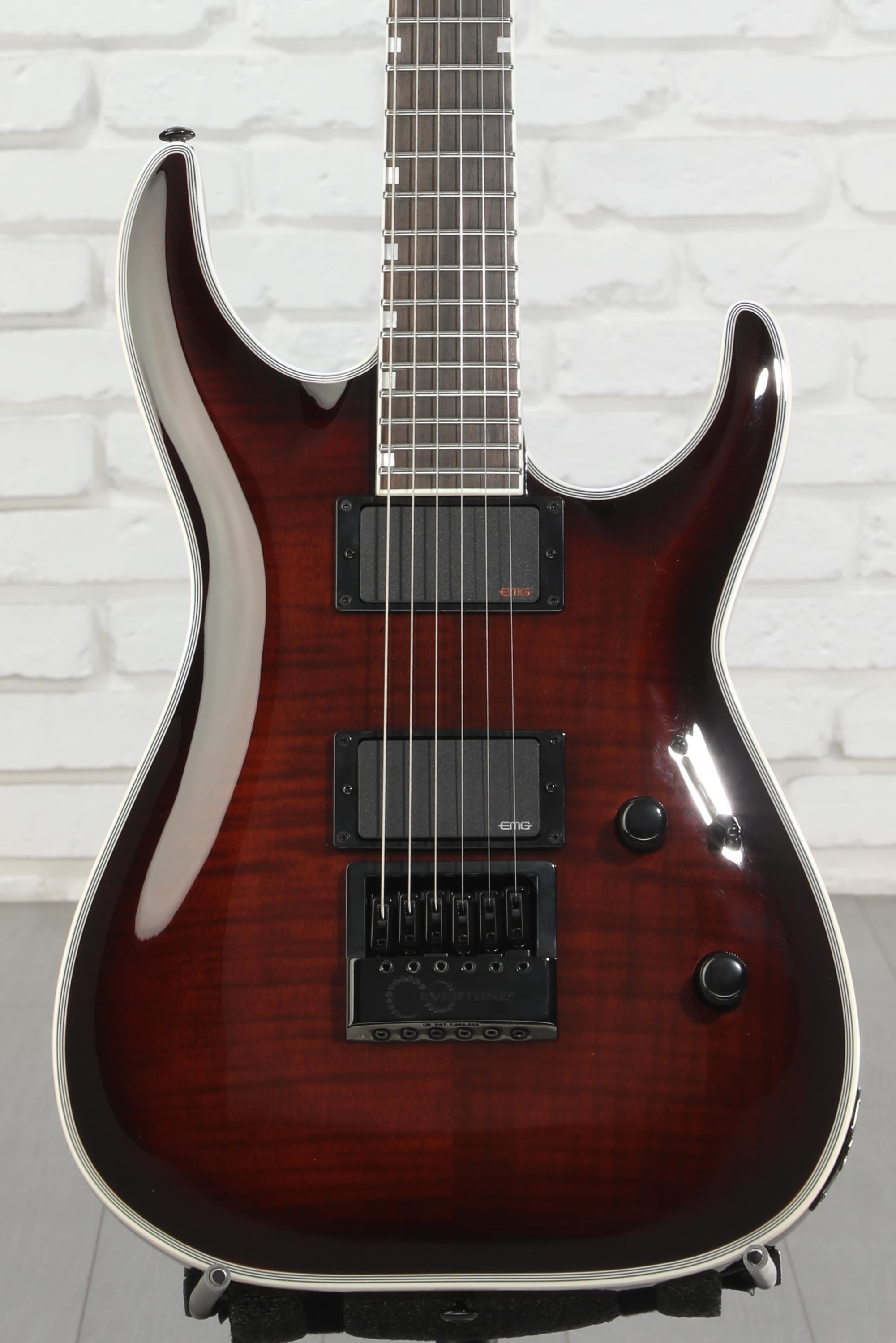 ESP LTD Deluxe MH-1000 EverTune Electric Guitar - Dark Brown