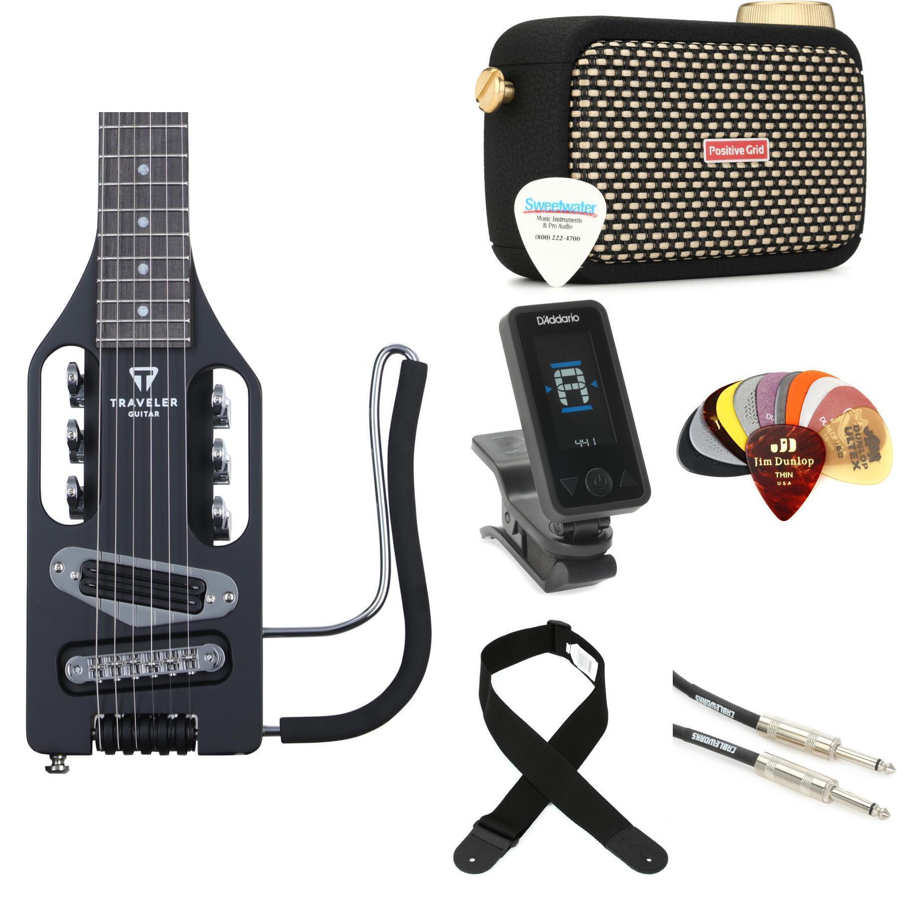 Traveler Guitar Ultra-Light Electric and Spark GO Amp Bundle