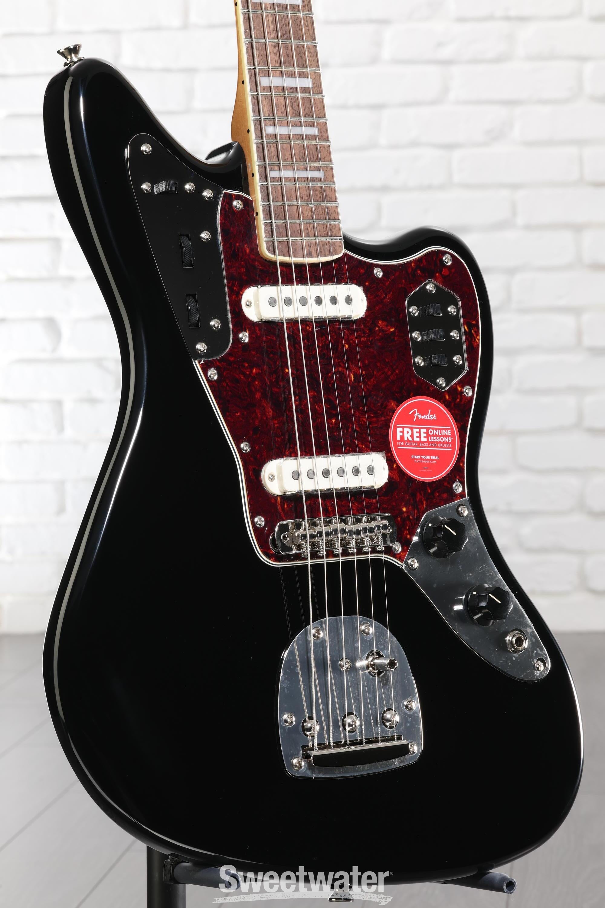 Squier Classic Vibe '70s Jaguar - Black | Sweetwater