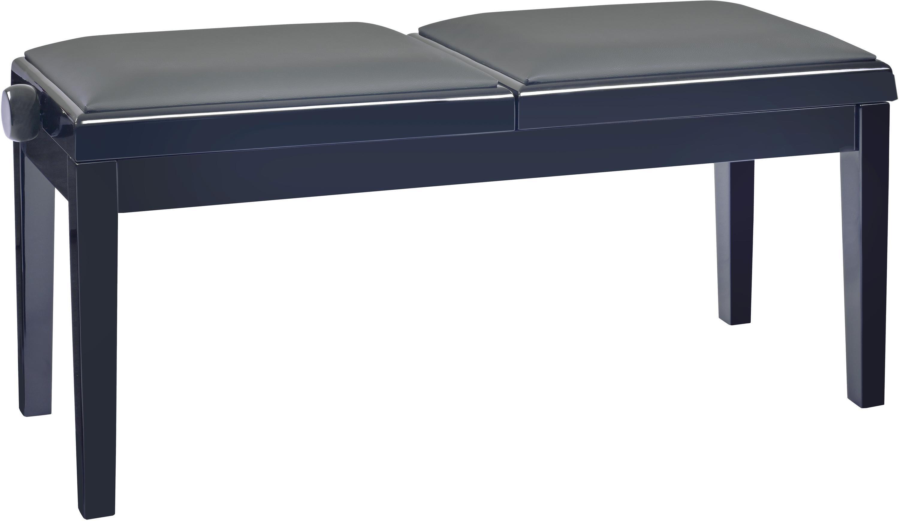 Photo of K&M 13949 Double Piano Bench - Gloss Black