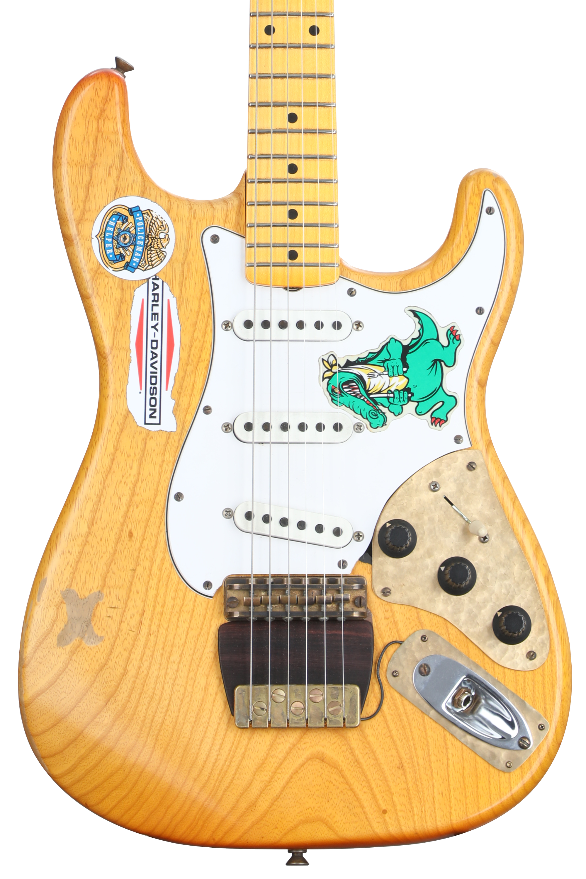 Guitar Fender Sweetwater Limited Electric Natural Alligator Edition Shop - Jerry | Strat Custom Garcia