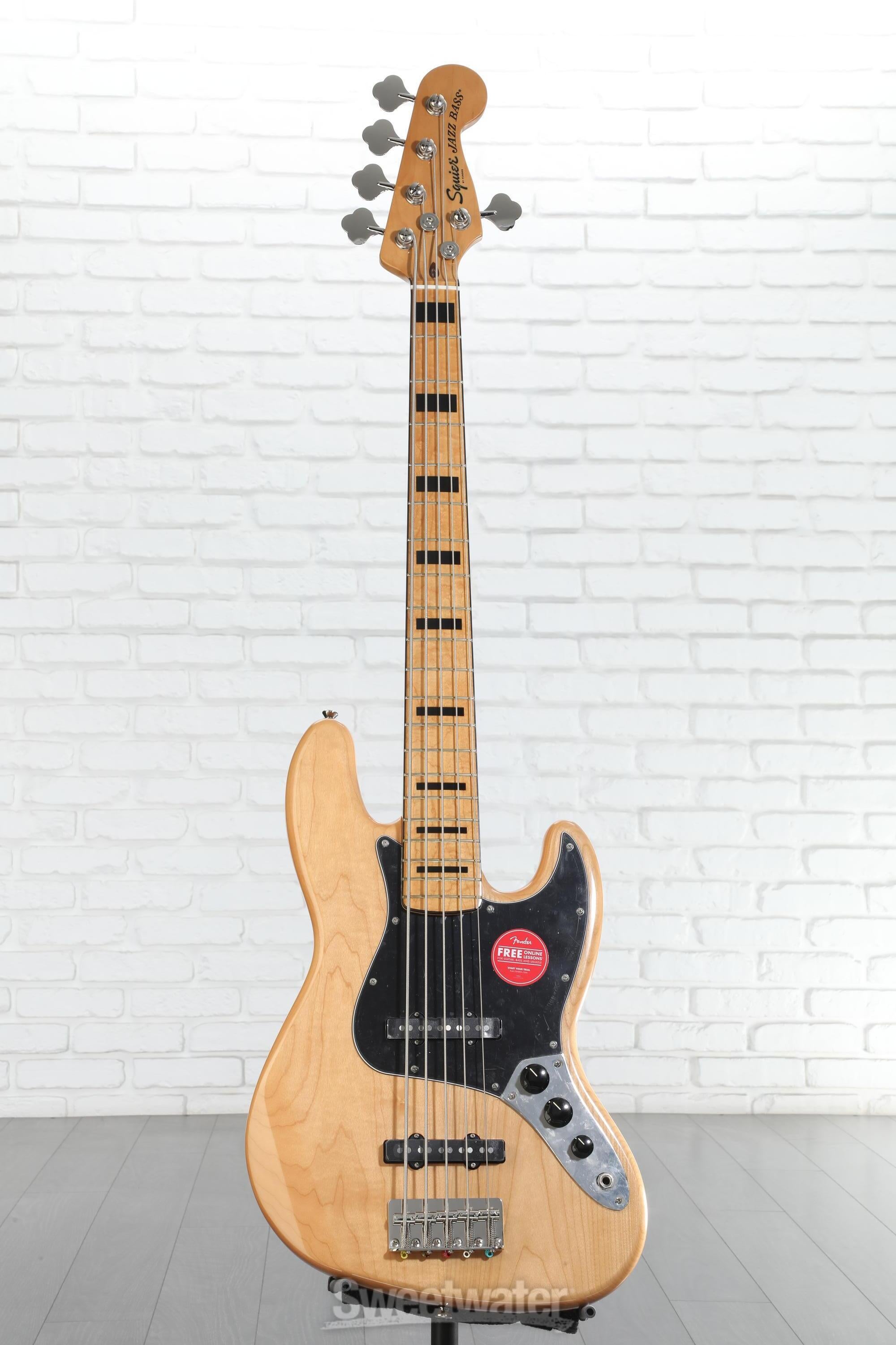 Squier Classic Vibe '70s Jazz Bass V - Natural with Maple