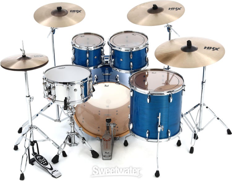 Pearl Music City Custom Reference Pure RFP622/C 6-piece Shell Pack -  Turquoise Glass