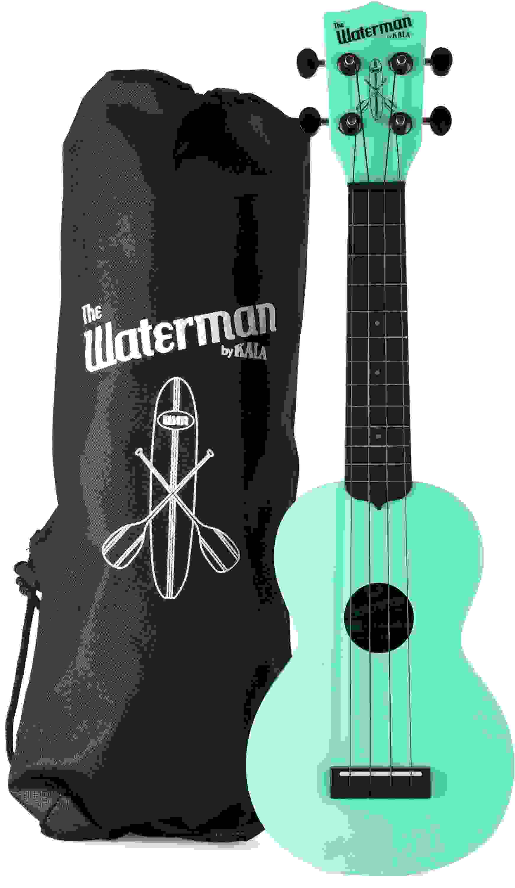 Kala The Waterman Soprano Ukulele - Sea Foam Green