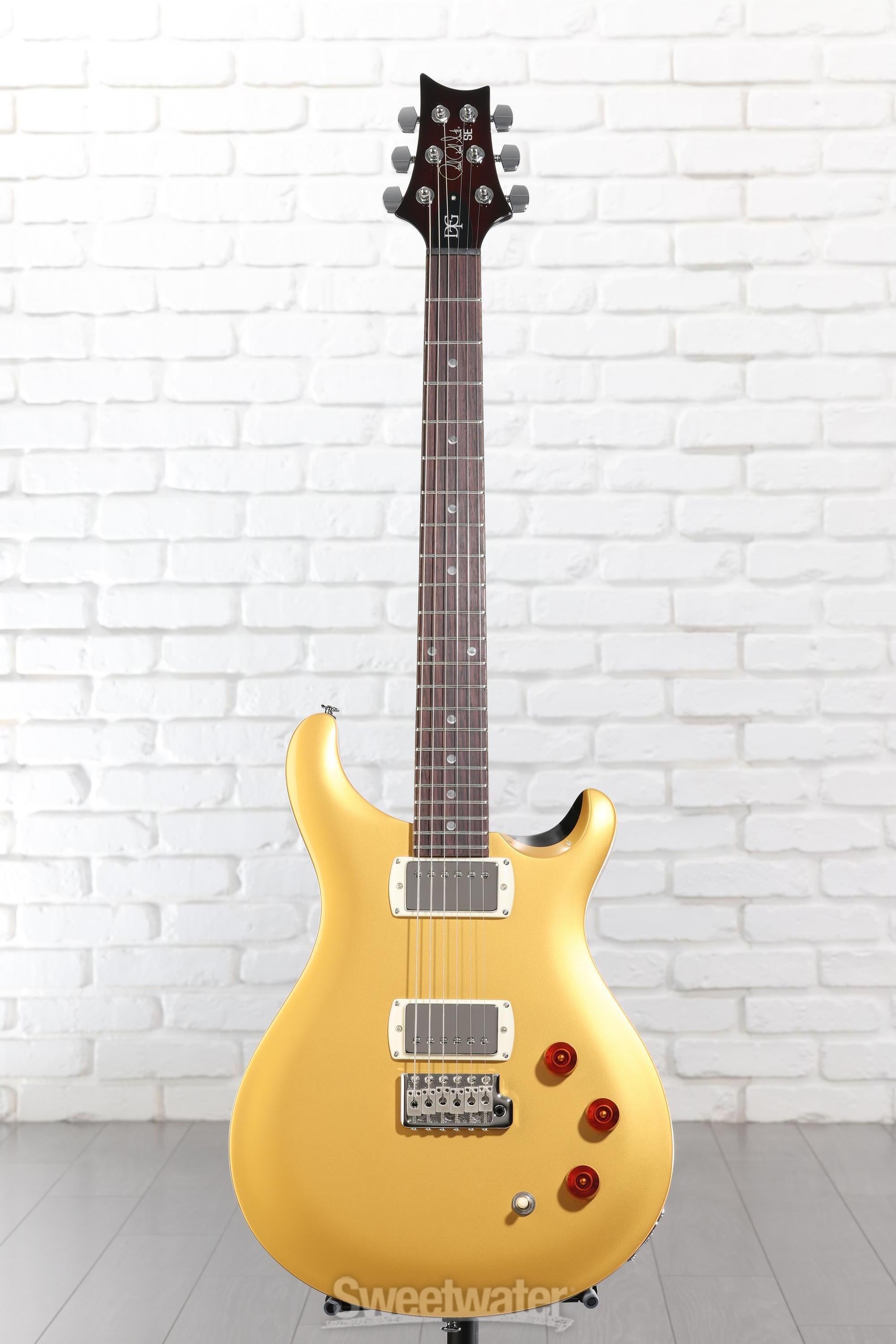 PRS SE DGT David Grissom Solidbody Electric Guitar - Gold Top