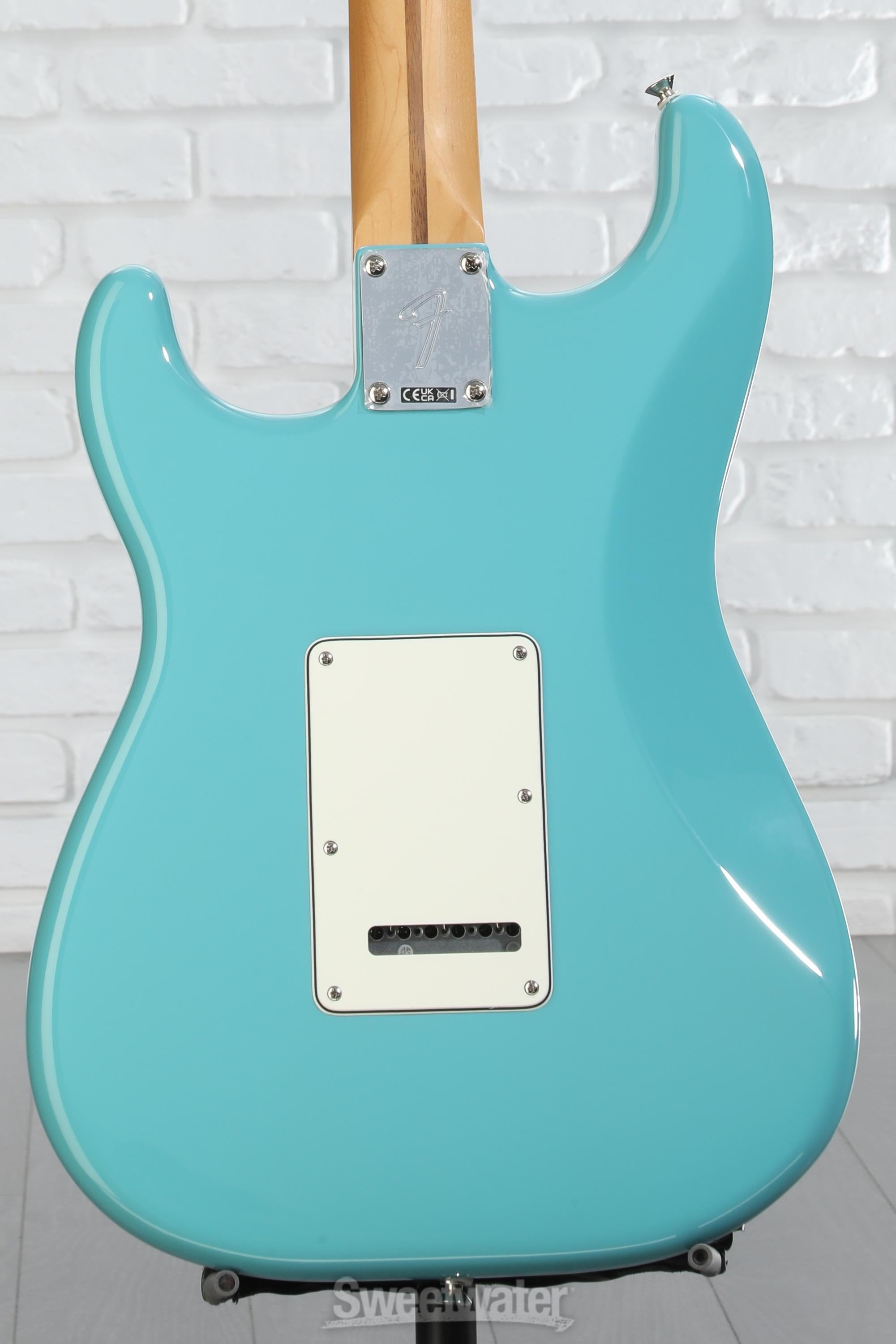 Fender Player II Stratocaster Electric Guitar - Aquatone Blue with Maple Fingerboard