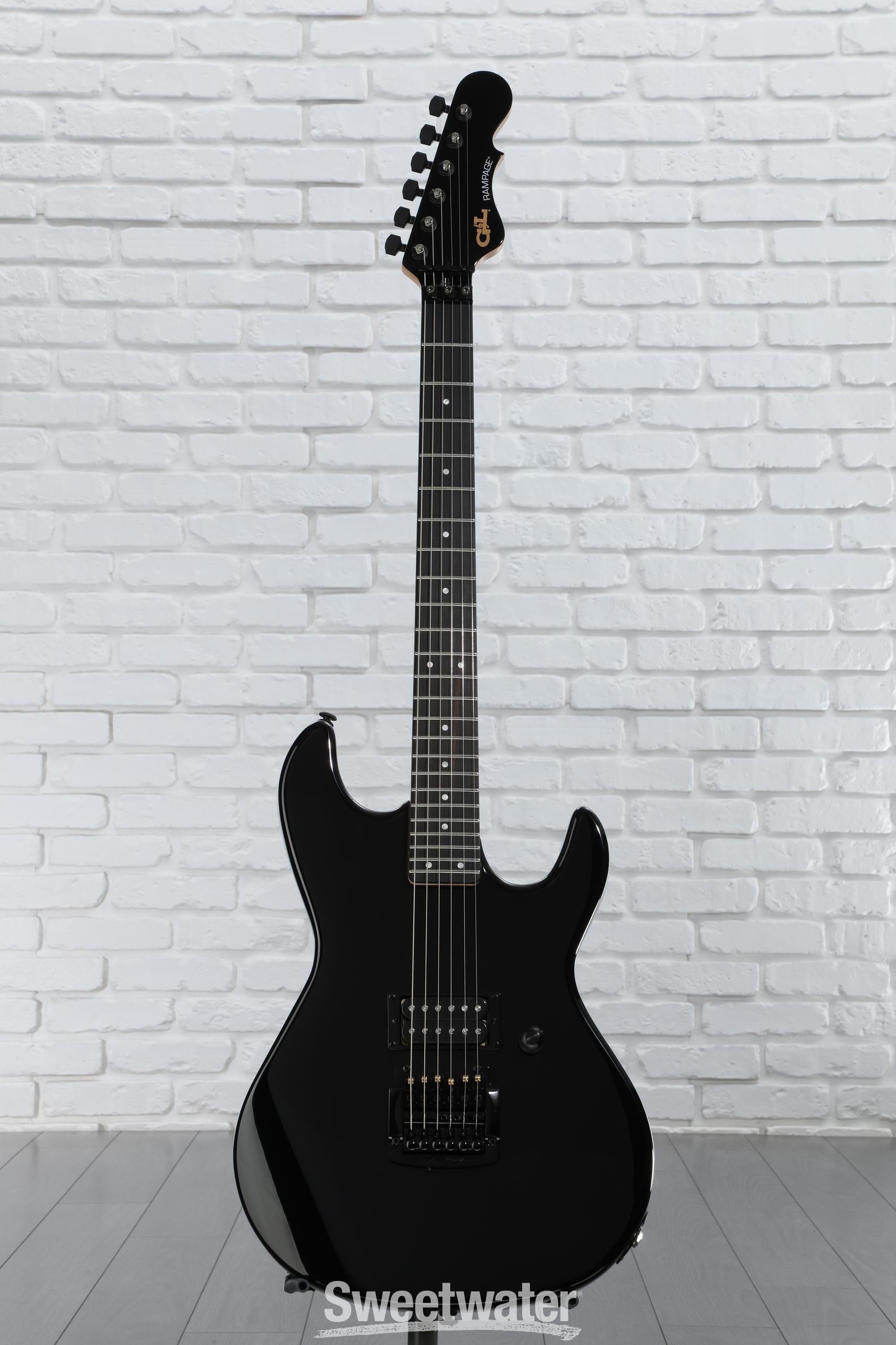 G&L Fullerton Deluxe Rampage 24 Kahler Electric Guitar - Jet