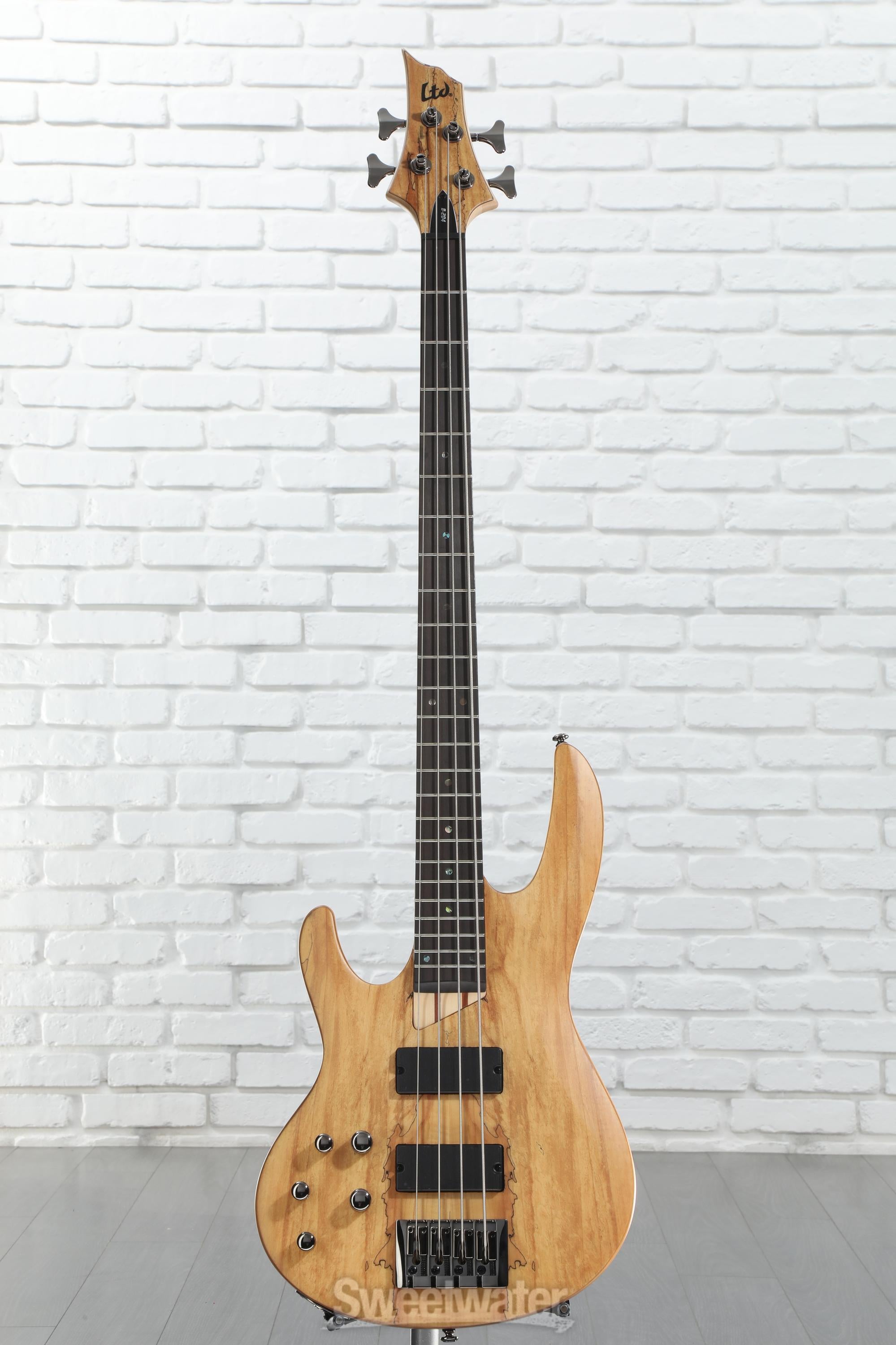 ESP LTD B-204SM Left-handed Bass Guitar - Natural Satin | Sweetwater