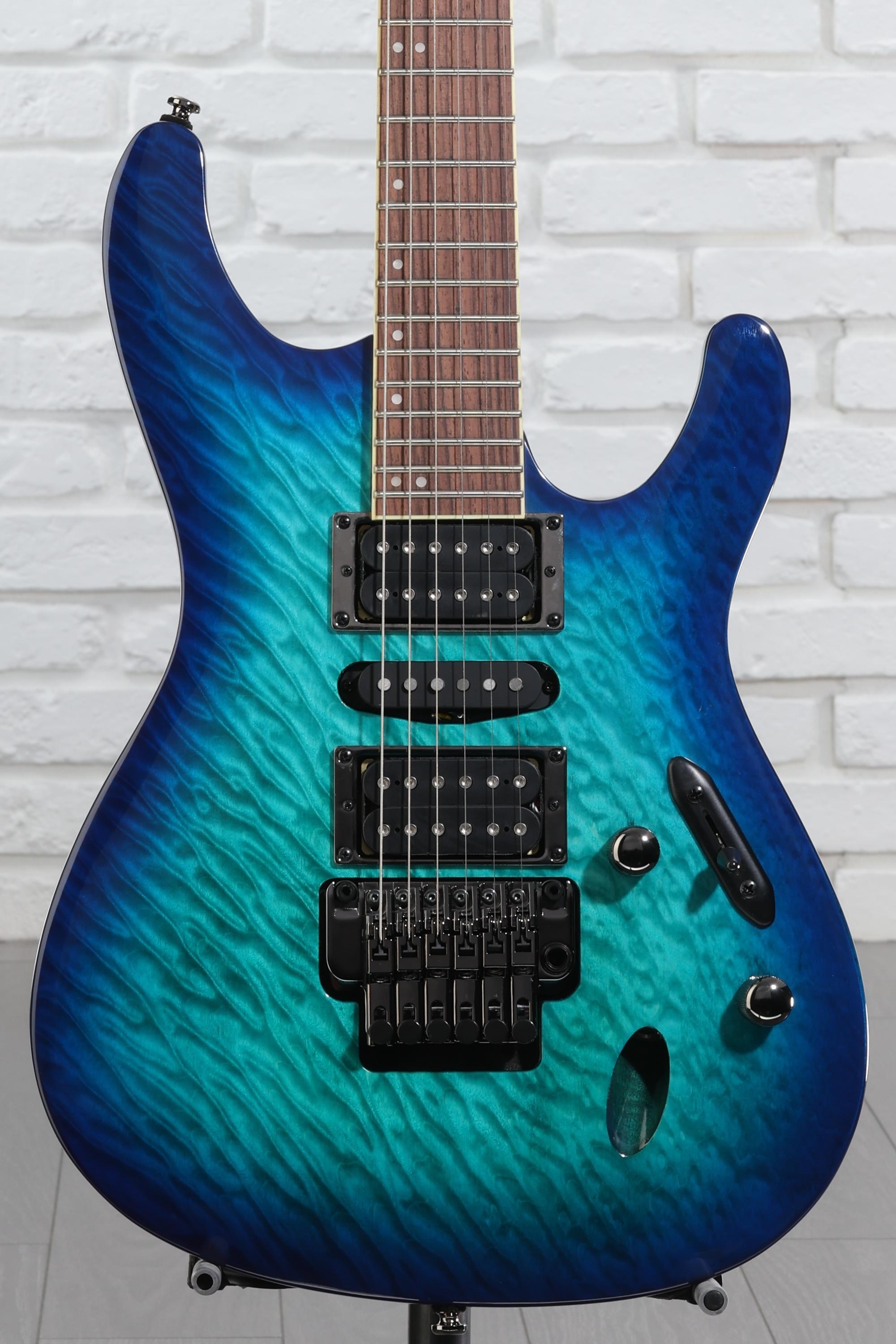 今月中特価！【超軽量】Ibanez S670QM Amazon.com: Ibanez S Series S670QM - Dragon Eye Burst