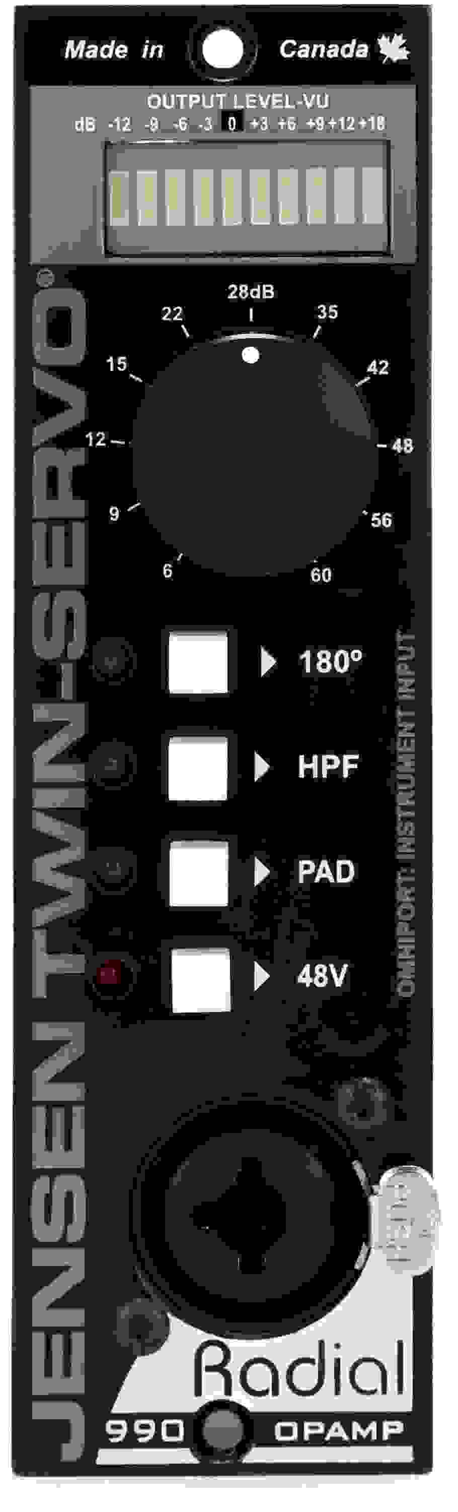 Radial TwinServo 500 Series Microphone Preamp Sweetwater