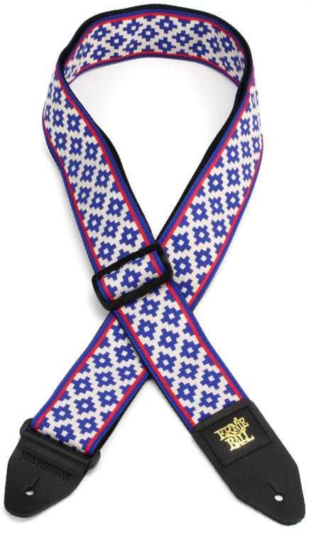 Ernie Ball Jacquard Guitar Strap - Blue Crux