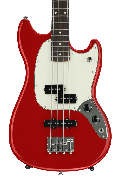 【年末年始値下】Fender Mustang Bass PJ TorinoRed Fender Mustang PJ Bass - Torino Red with Rosewood Fingerboard