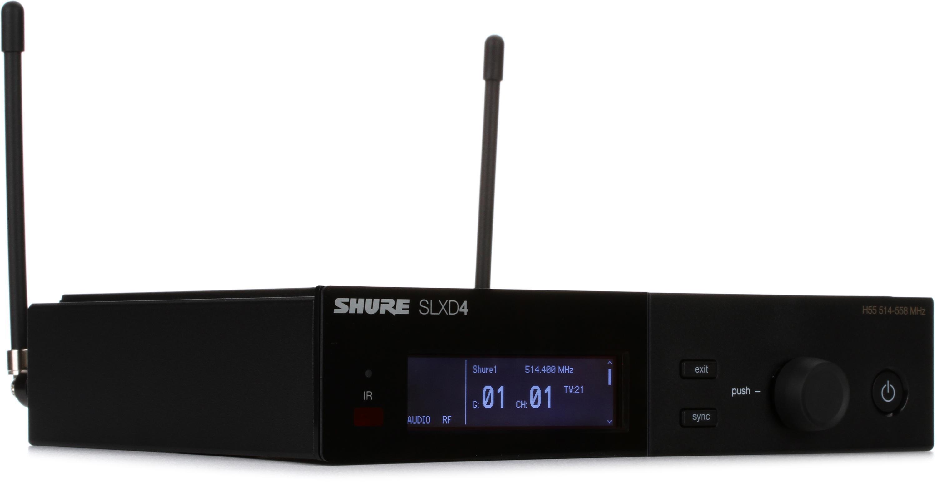 Shure SLXD4 Digital Wireless Receiver - H55 Band