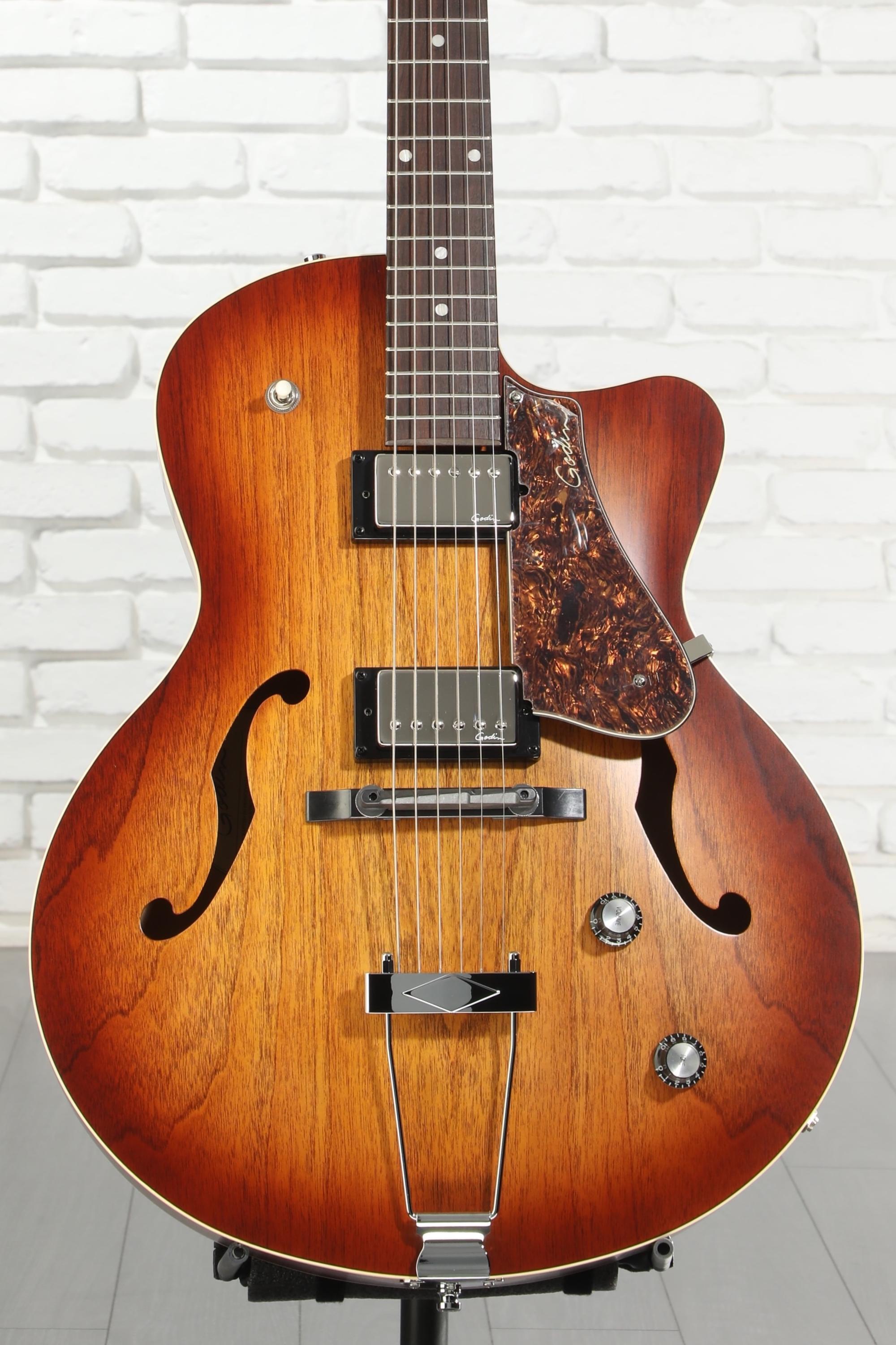 Godin 5th Avenue CW Kingpin II HB Hollowbody Electric Guitar