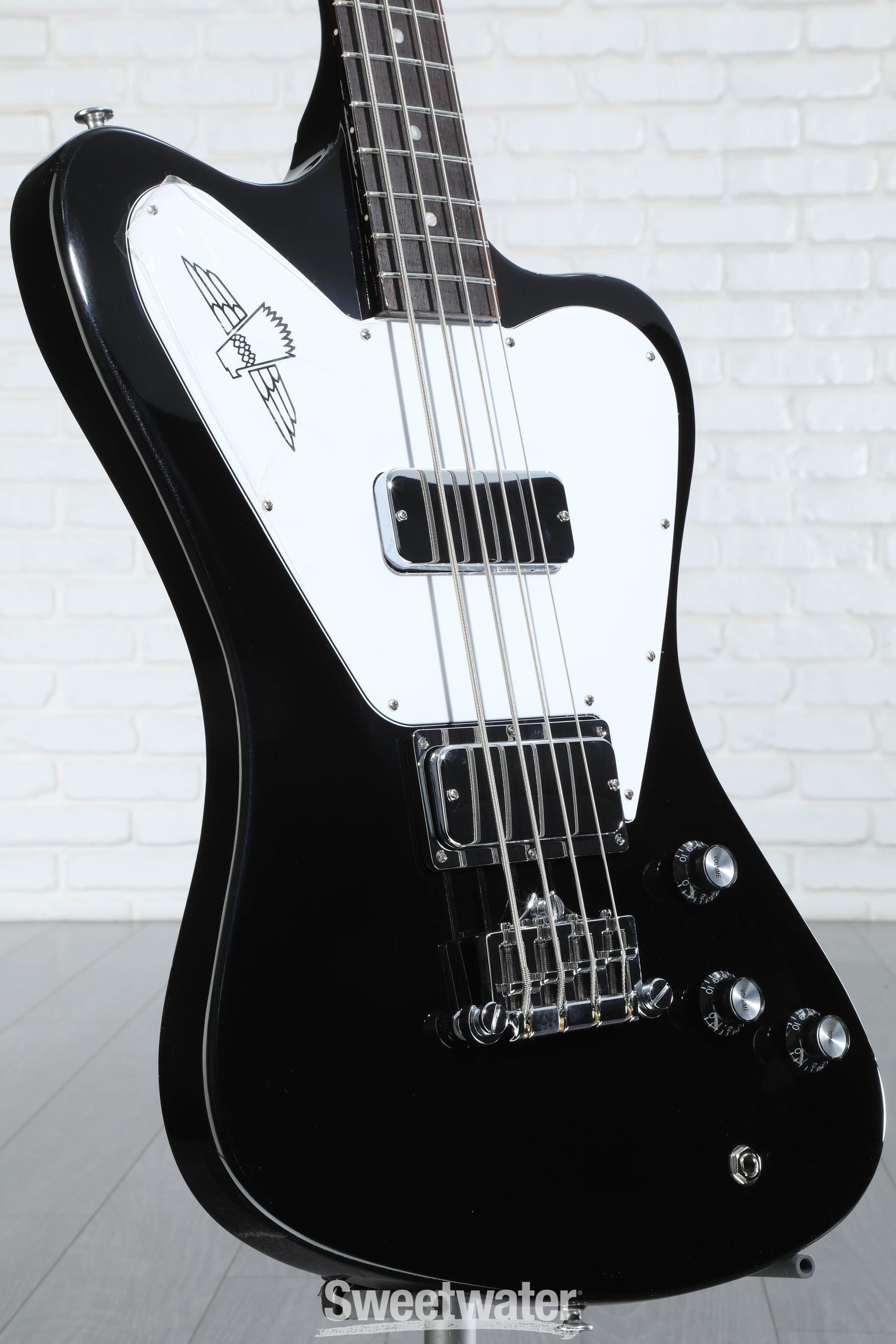 Gibson Non-Reverse Thunderbird Electric Bass Guitar - Ebony