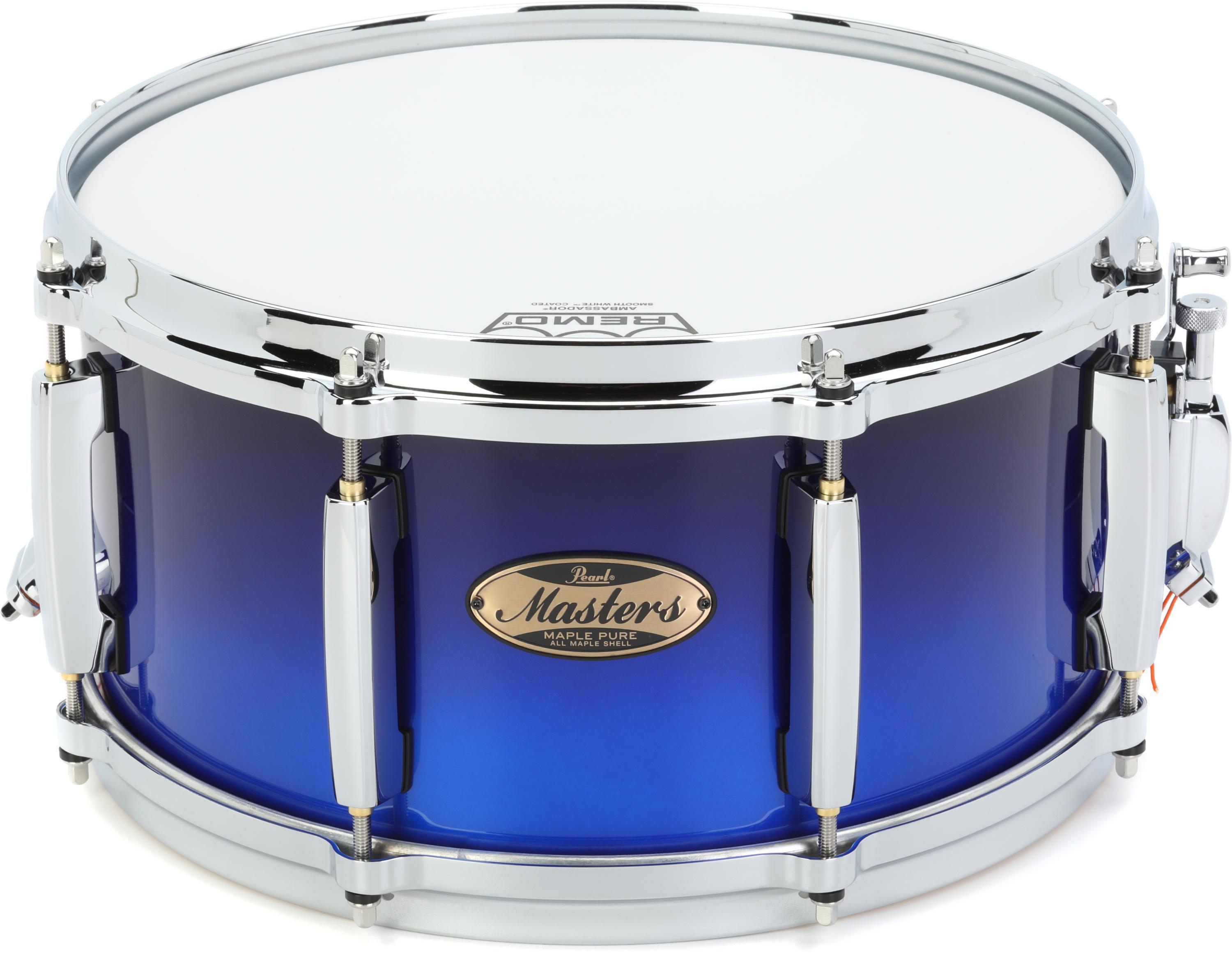 Pearl Masters Maple Pure Snare Drum - 6.5 x 13-inch - Kobalt Blue 