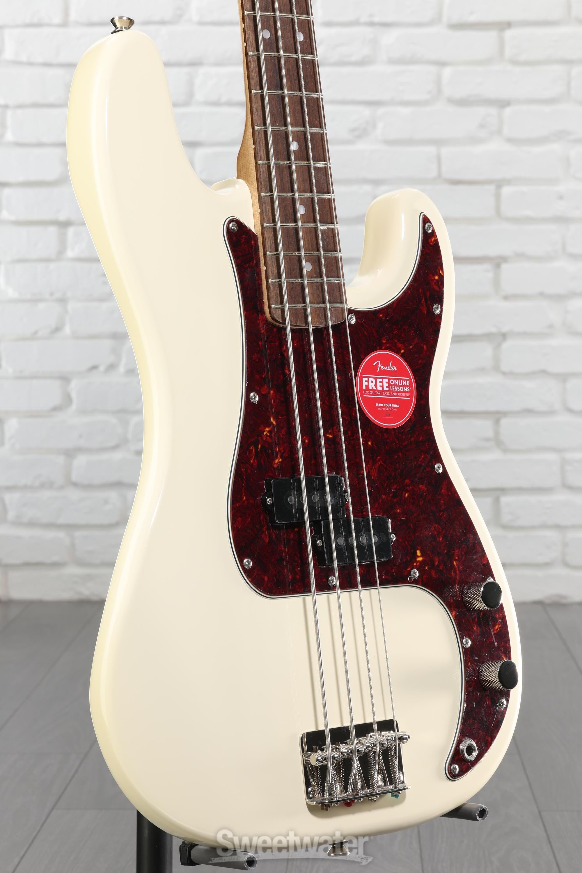 Squier Classic Vibe '60s Precision Bass - Olympic White | Sweetwater