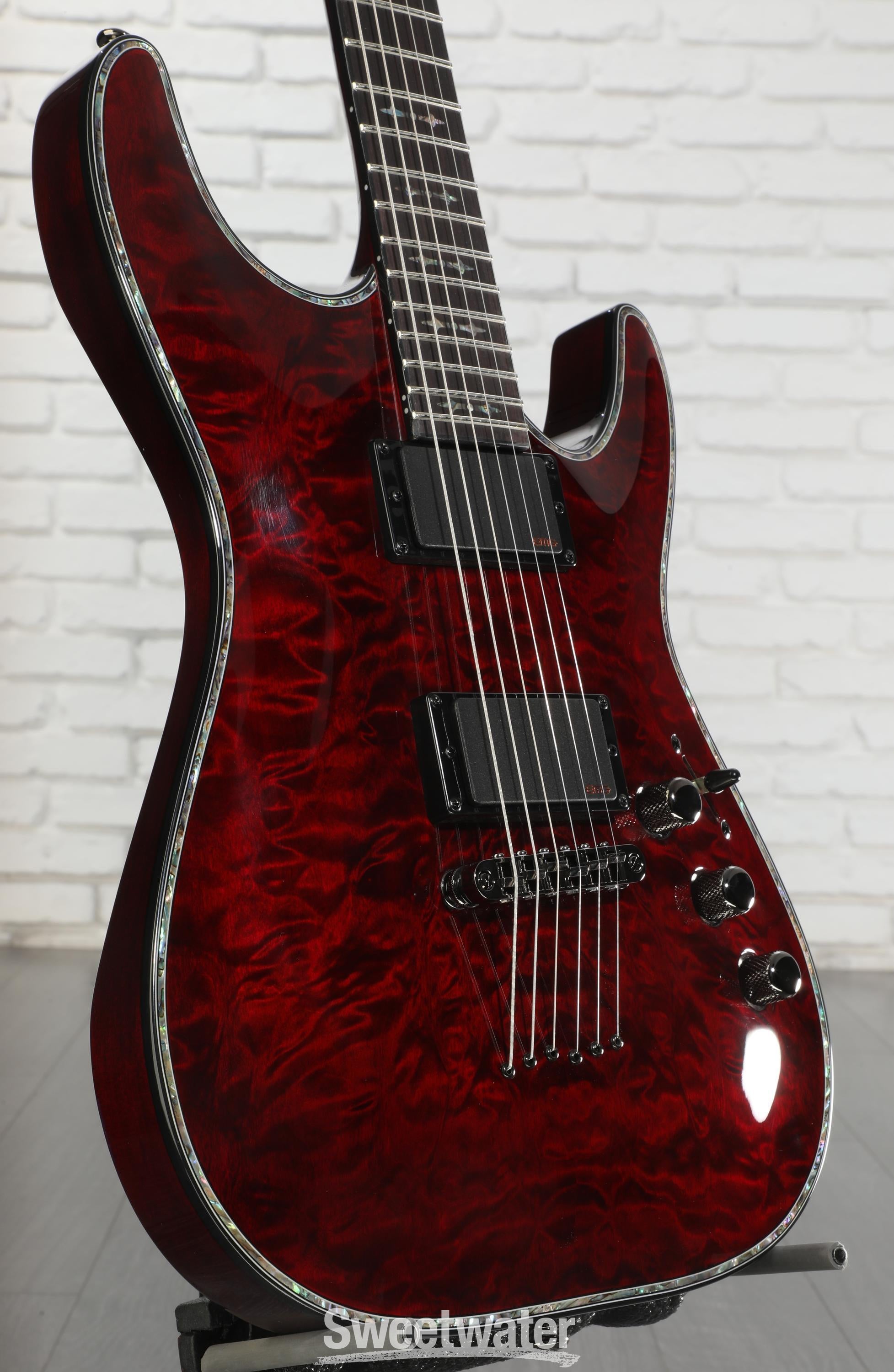 Schecter Hellraiser C-1 Electric Guitar - Black Cherry | Sweetwater