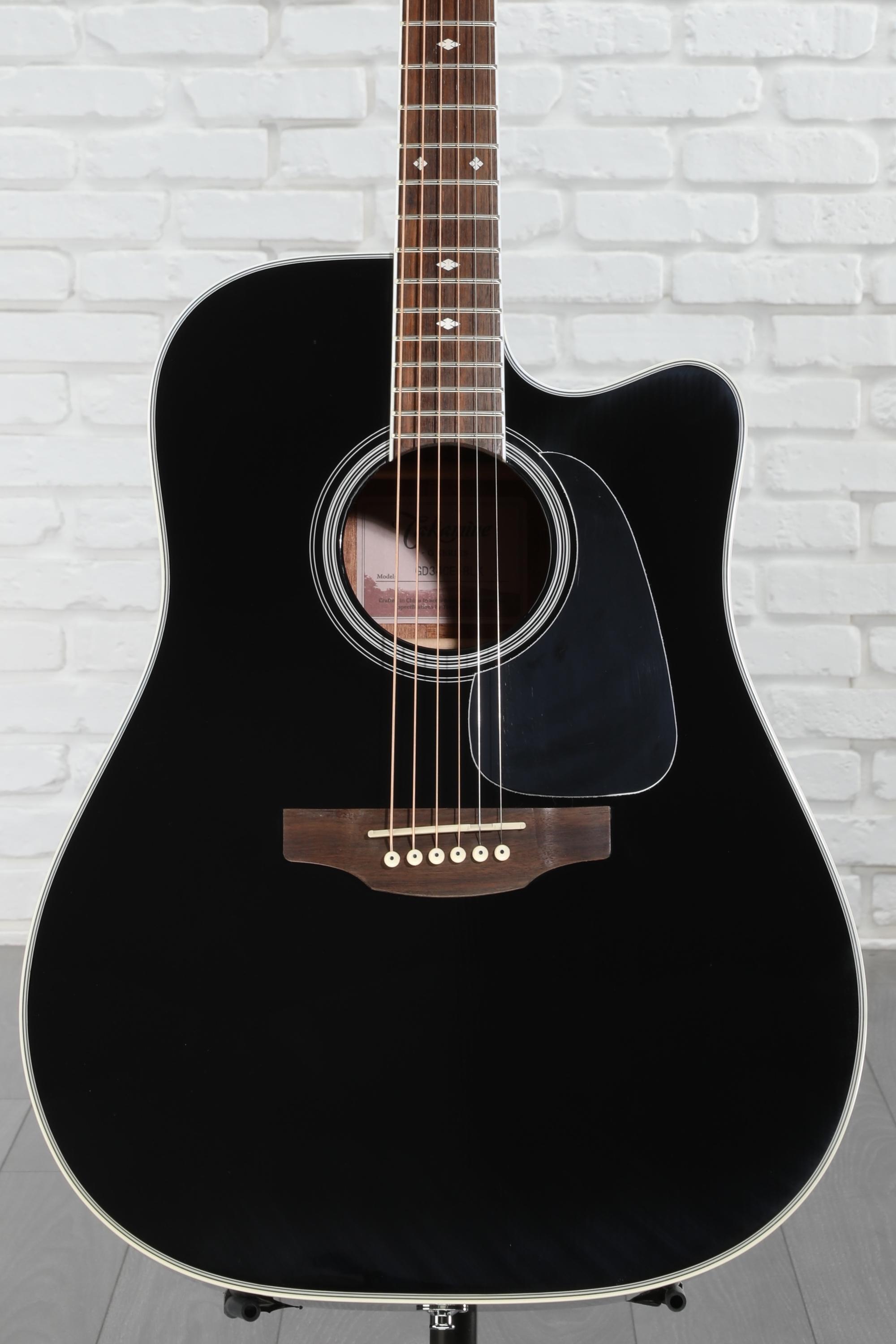 Takamine GD-34CE Acoustic-electric Guitar - Black | Sweetwater