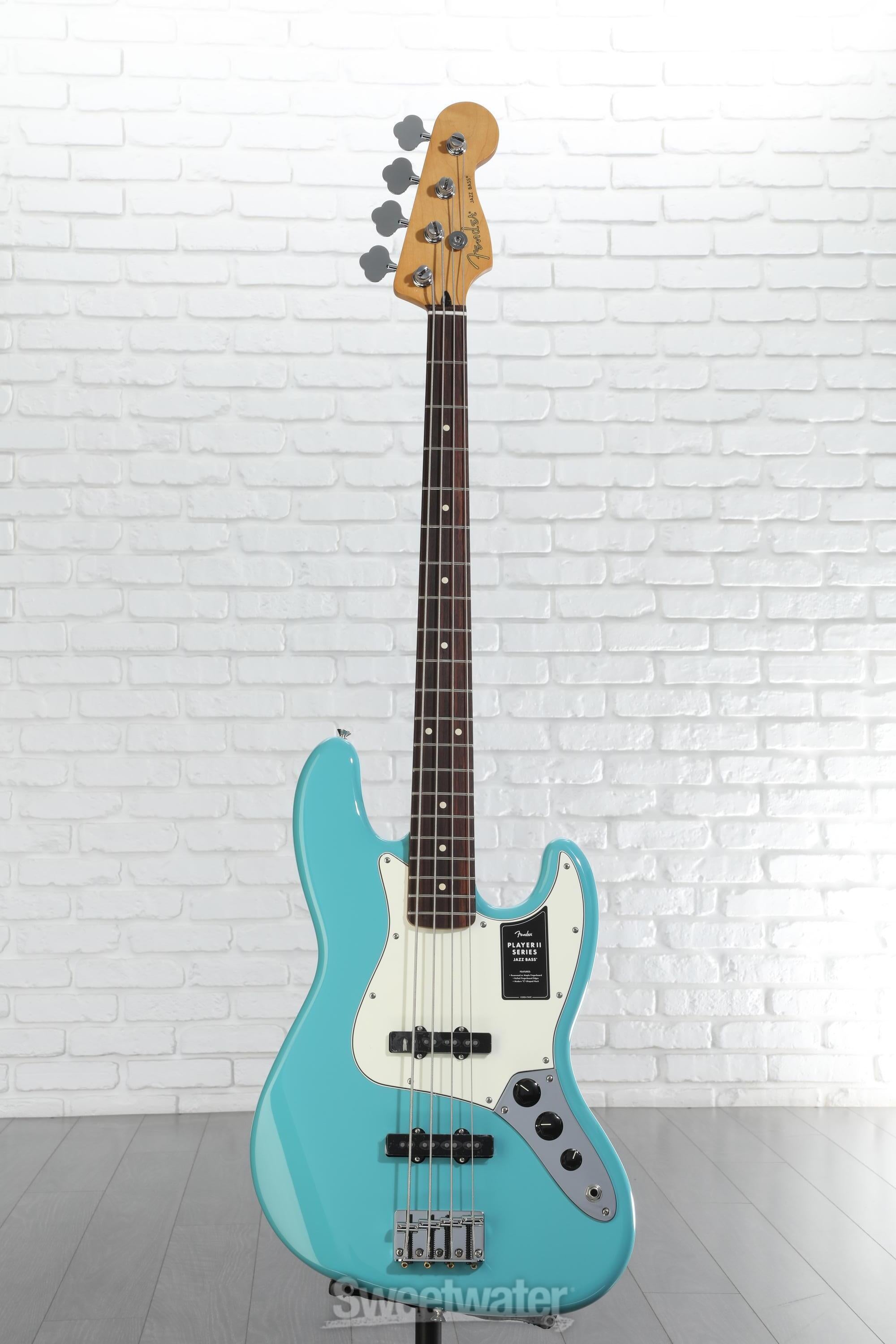 Fender Player II Jazz Bass - Aquatone Blue with Rosewood