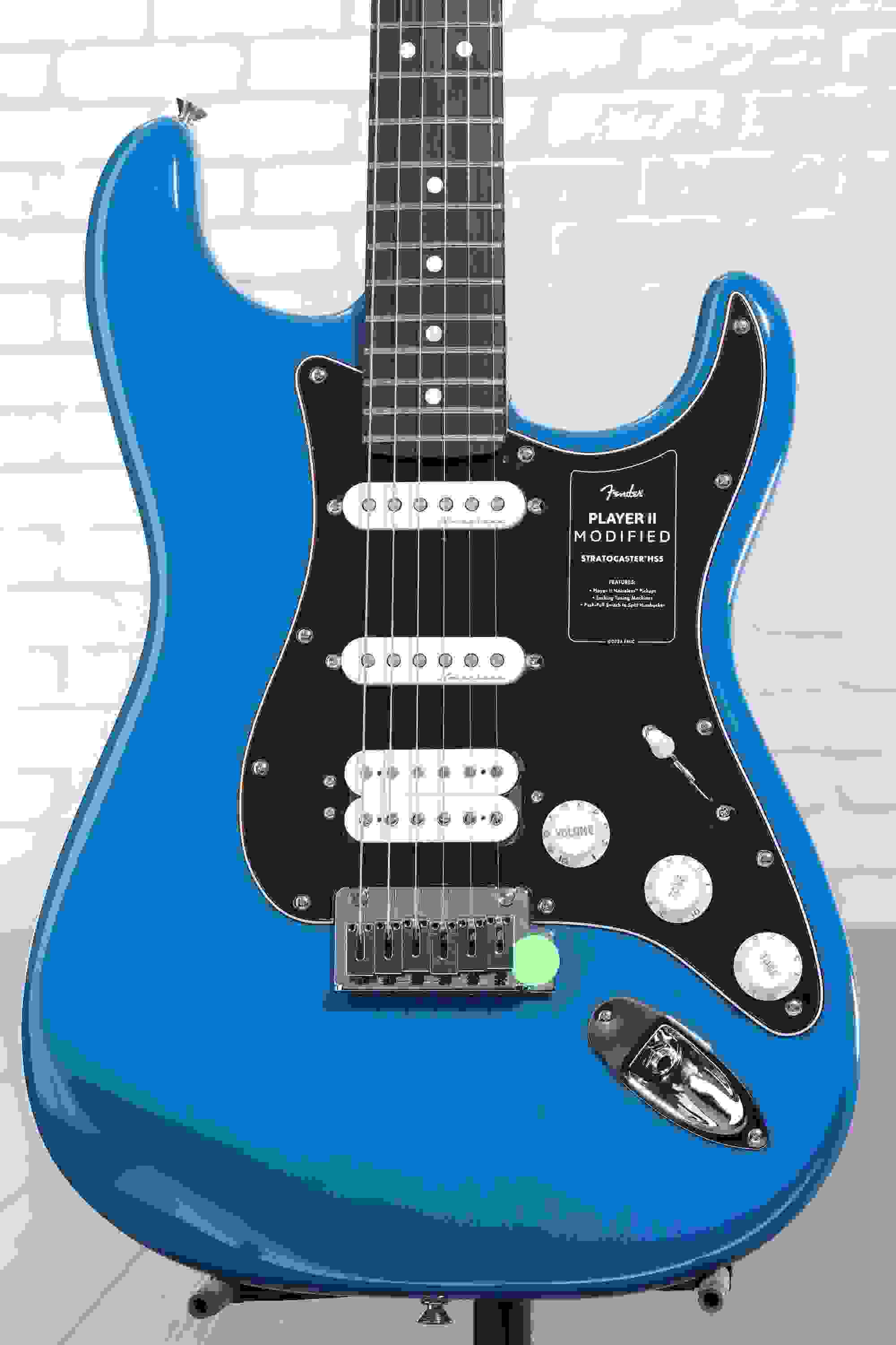 Fender Player II Modified Stratocaster HSS Electric Guitar - Electric Blue, Rosewood Fingerboard