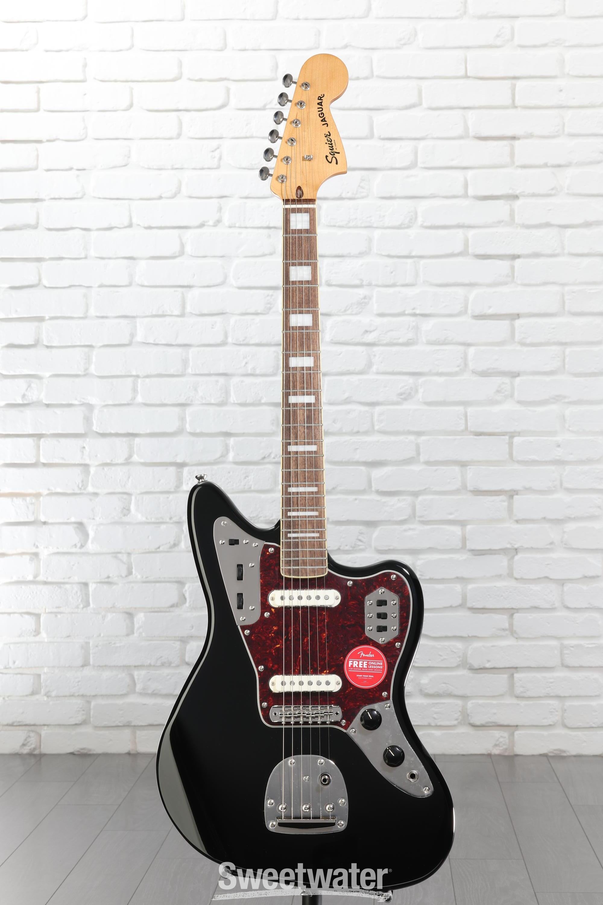 Squier Classic Vibe '70s Jaguar - Black | Sweetwater