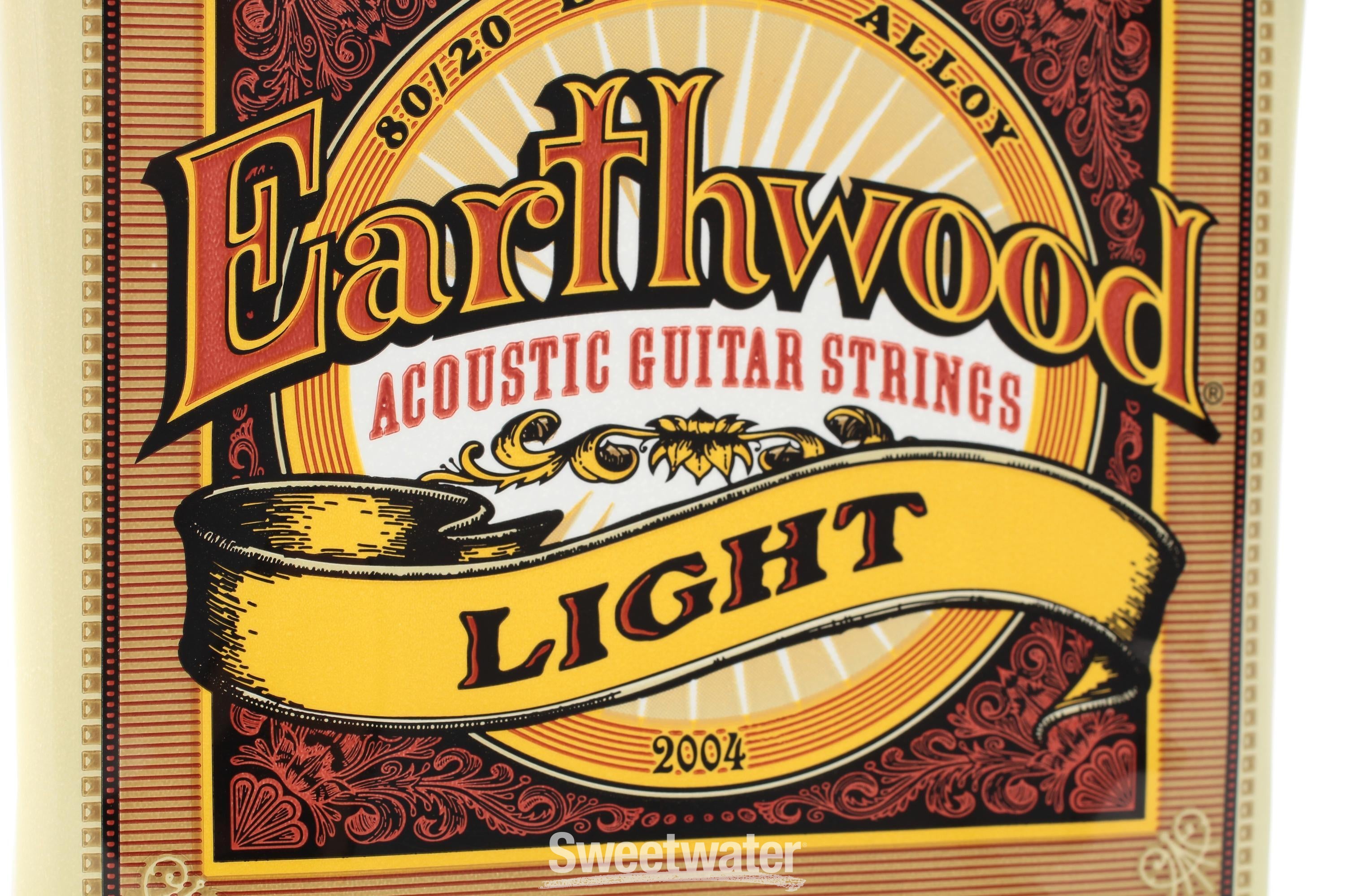 Ernie Ball 2004 Earthwood 80 20 Bronze Acoustic Guitar Strings