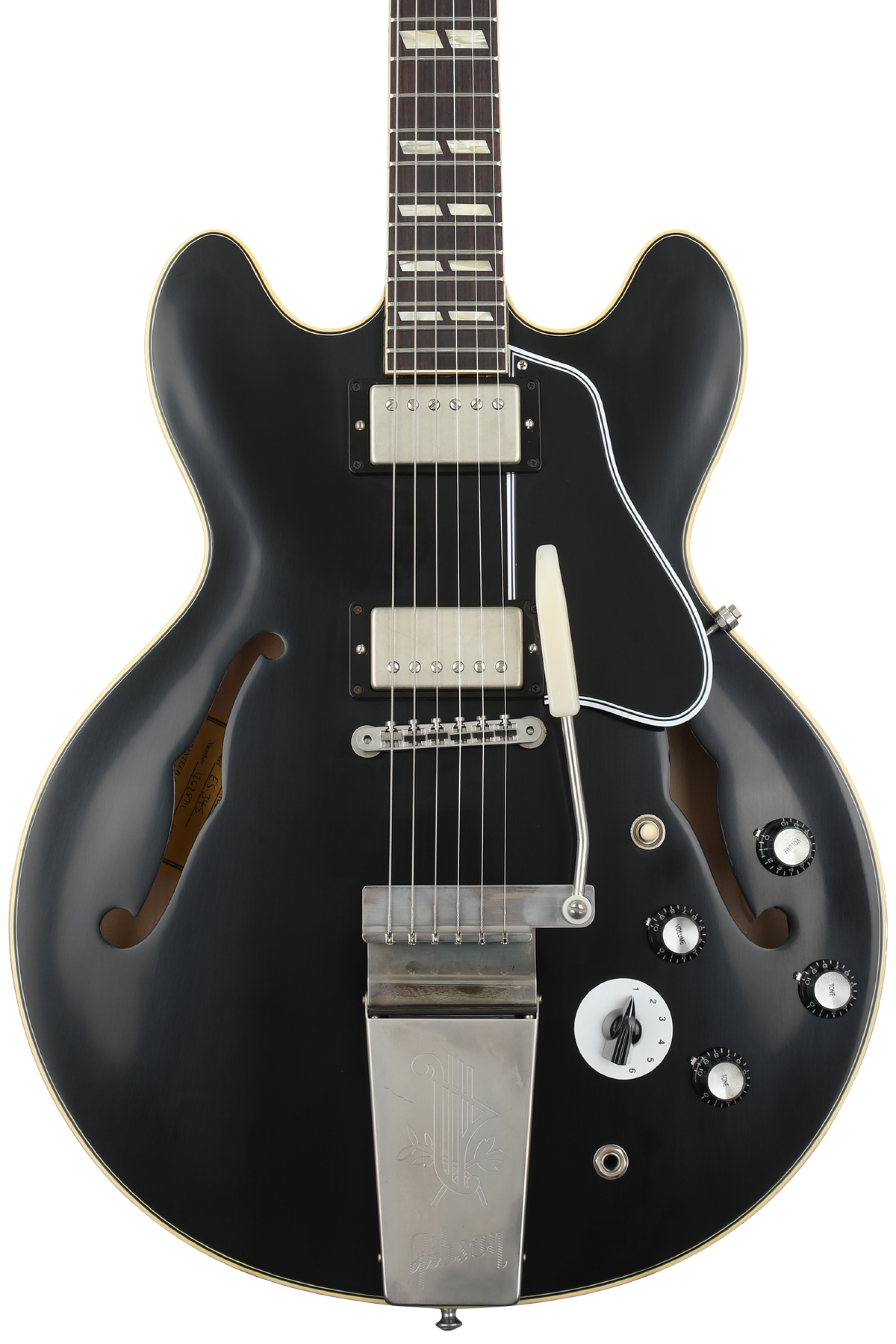 Gibson ES-345 Maestro Mono Varitone 2019 - Ebony | Sweetwater