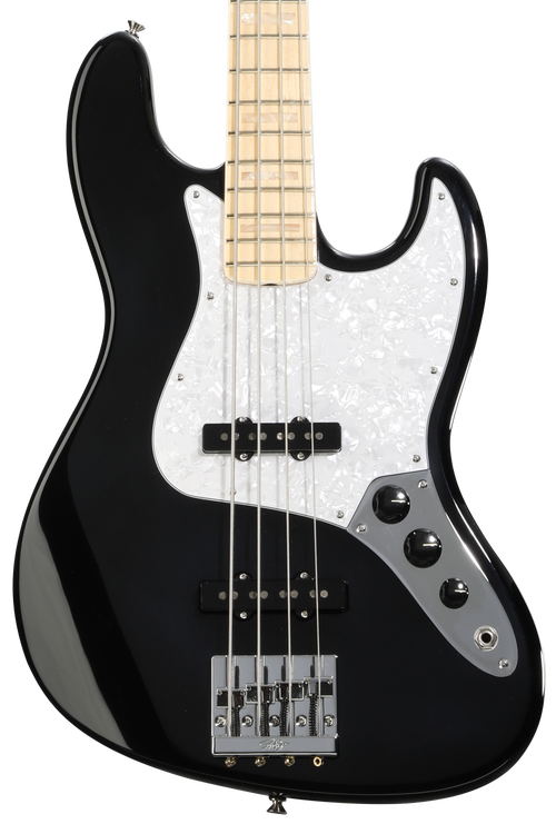 Fender USA Geddy Lee Jazz Bass - Black | Sweetwater
