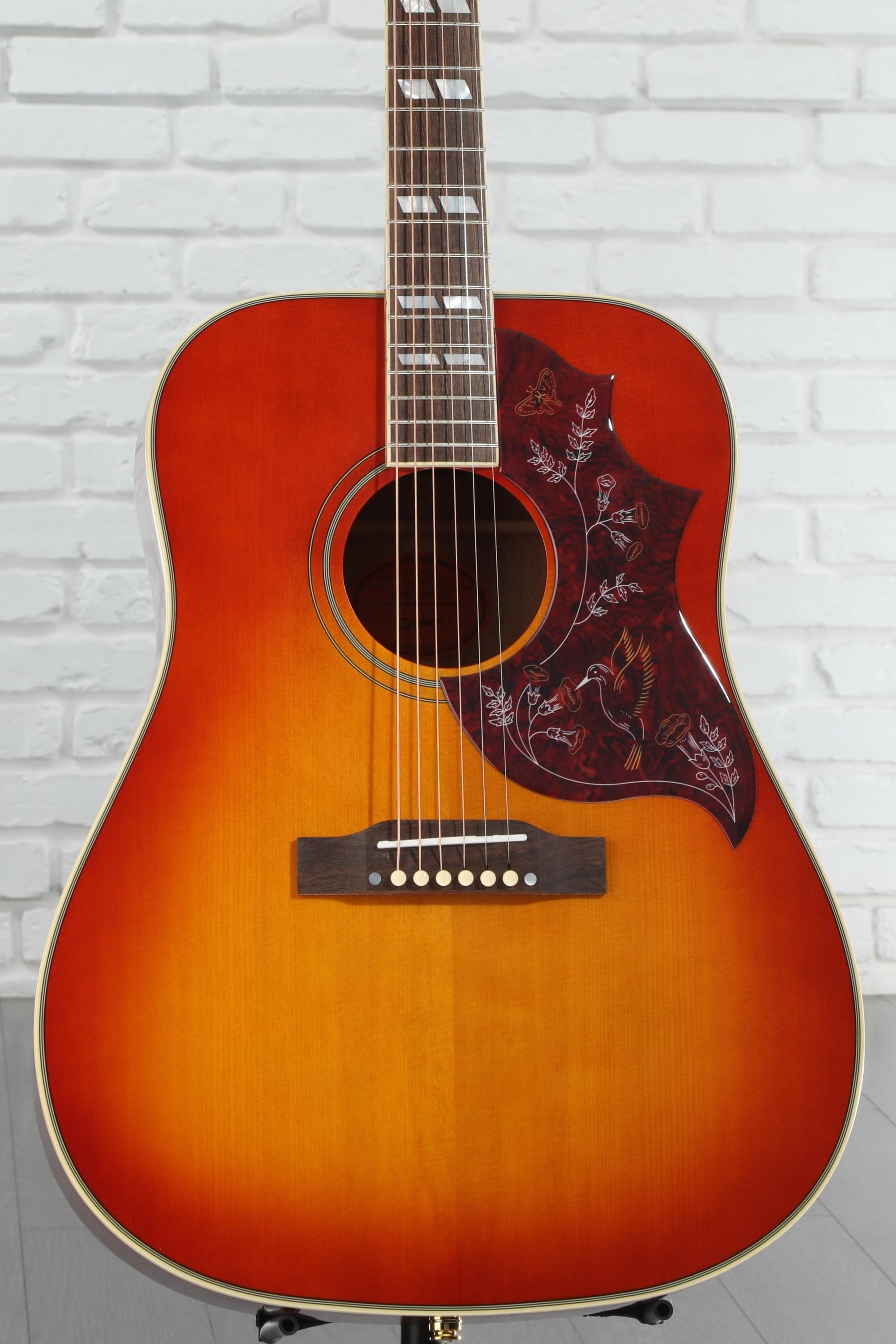 Epiphone HUMMINGBIRD/HS アコースティックギター Epiphone Hummingbird Acoustic-Electric Guitar - Aged Cherry