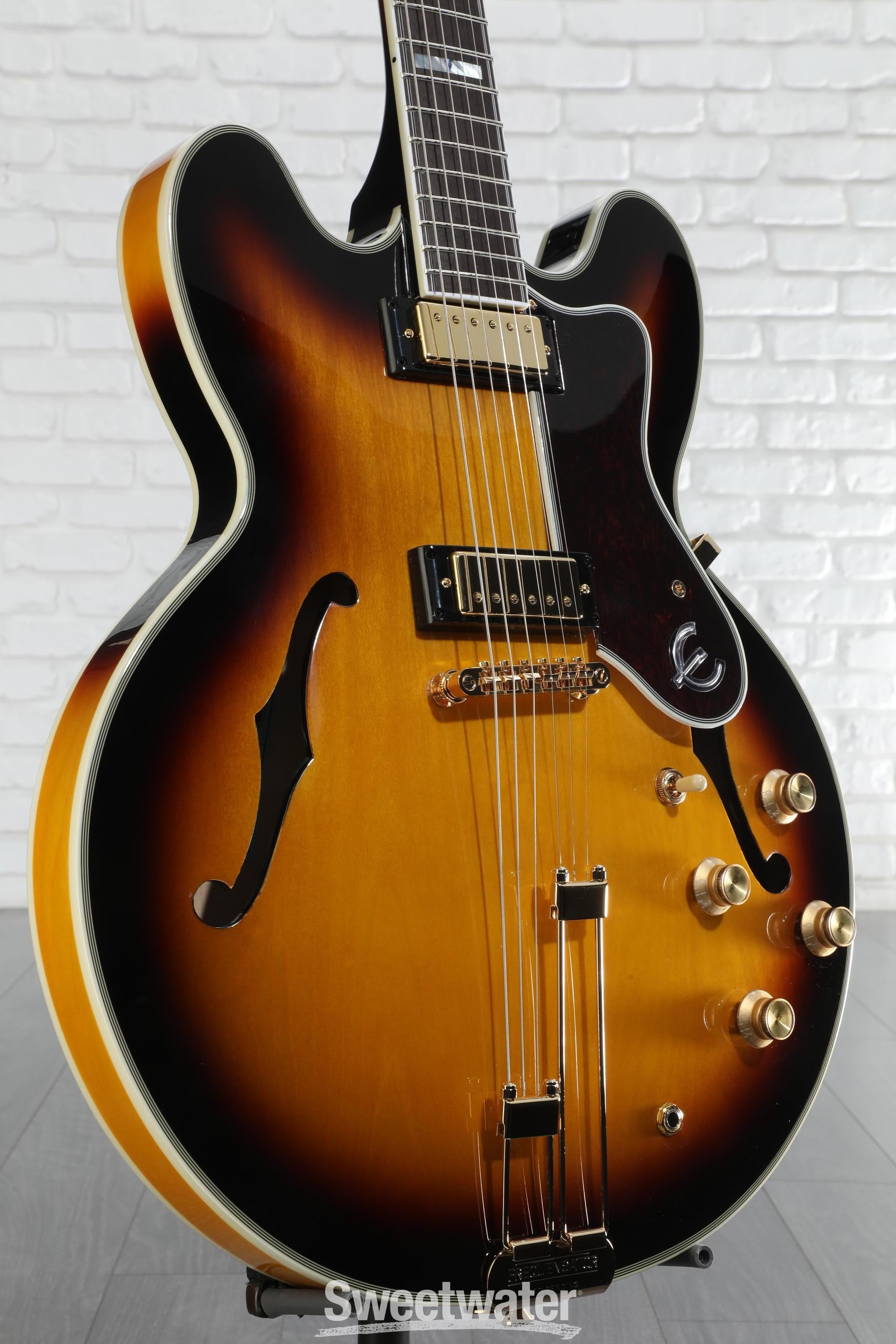 Epiphone Sheraton with Frequensator Vintage Sunburst Semi