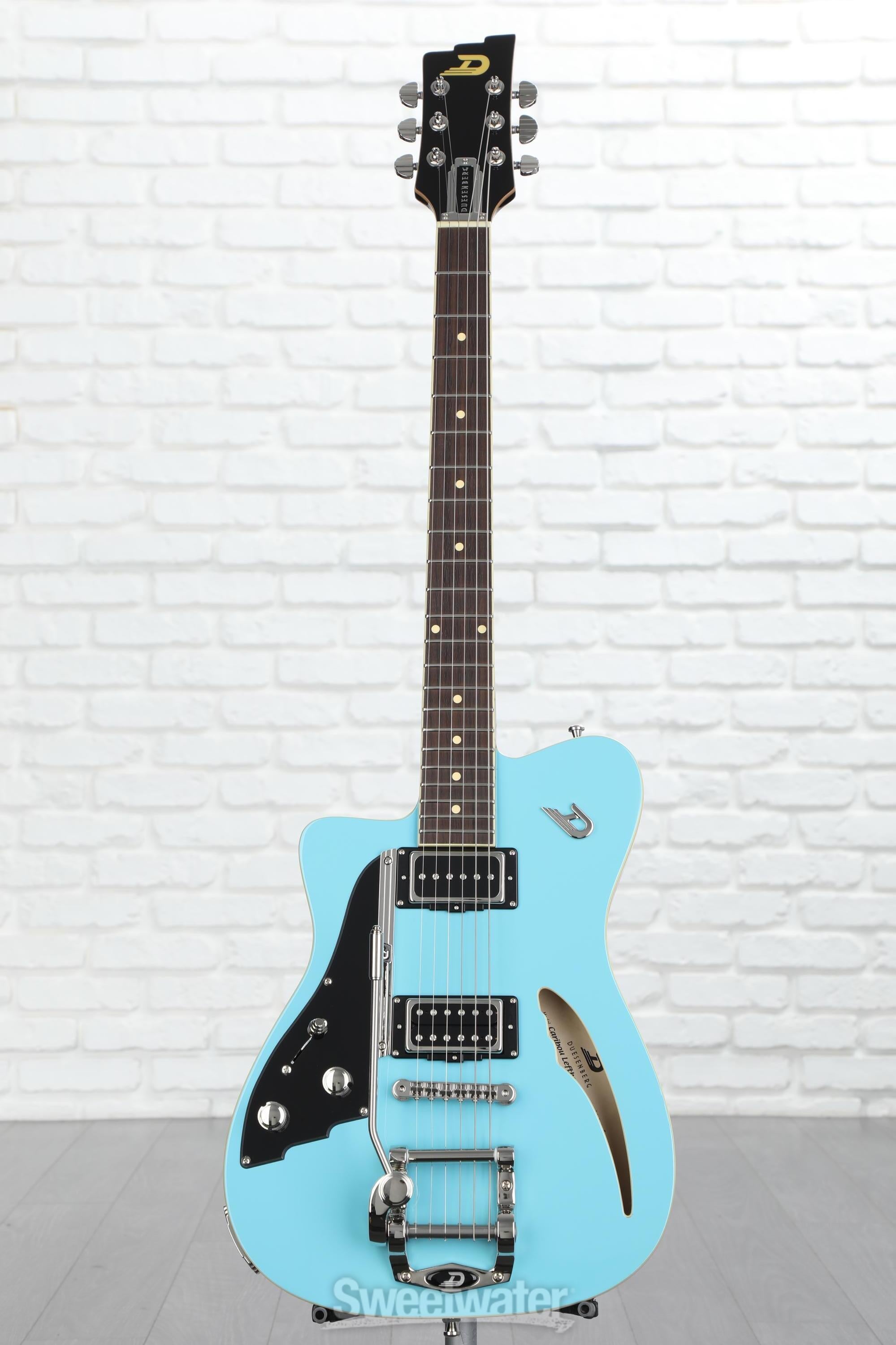 ギター Duesenberg Duesenberg Caribou Left-handed Electric Guitar - Narvik Blue