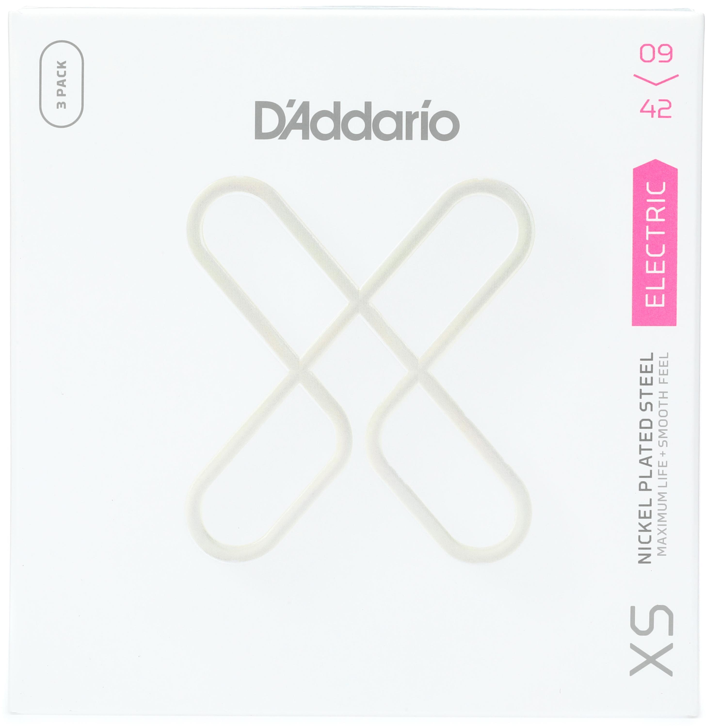 D'Addario XSE0942 XS Nickelplated Steel Coated Electric Guitar Strings