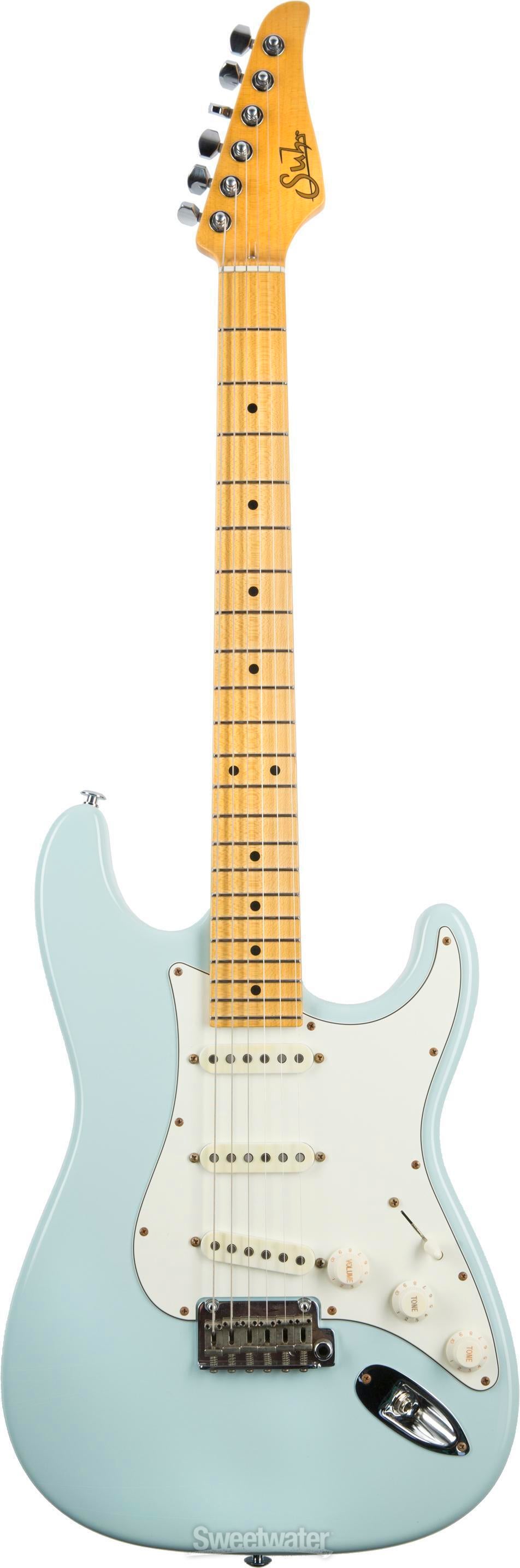 Suhr Classic S Antique SSS Electric Guitar - Sonic Blue with Maple