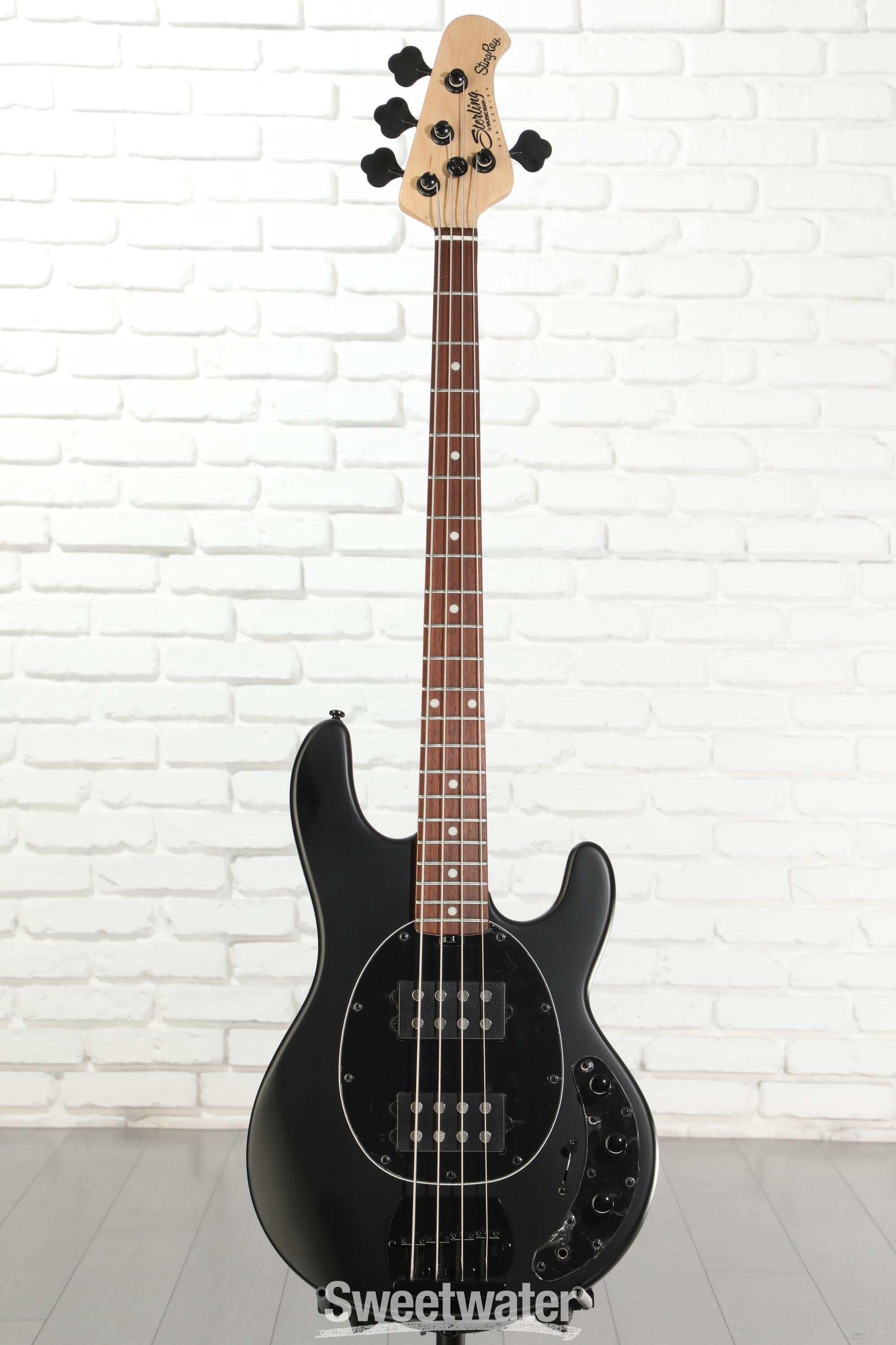 Sterling By Music Man StingRay RAY4HH Bass Guitar - Stealth Black